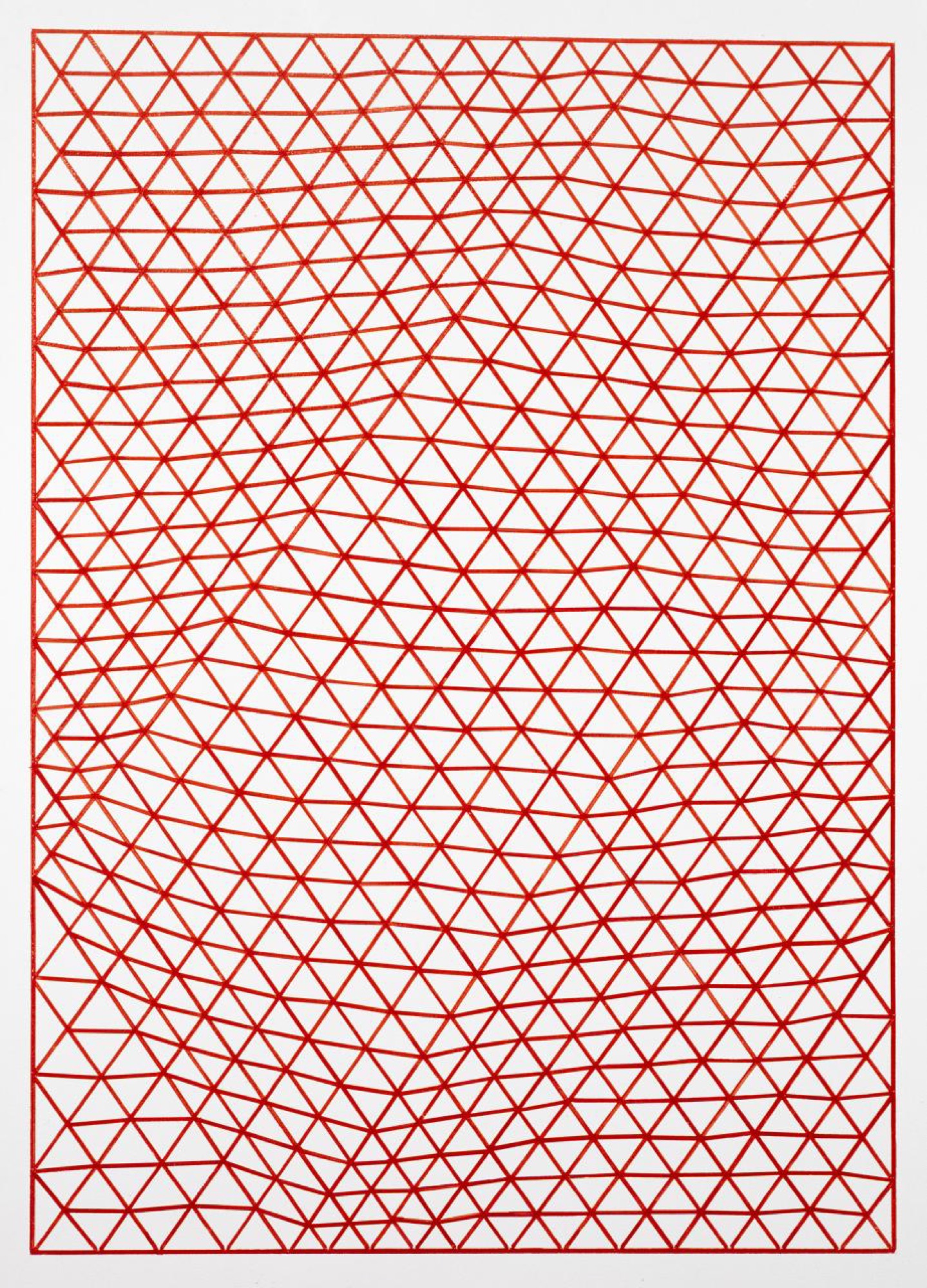 Kerrie Poliness, <em>Red matter wall drawing #3 instruction book</em>, 1994, artist book, ed. 5/10, National Gallery of Victoria, Margaret Steward Endowment, 1996 (c)Kerrie Poliness.
