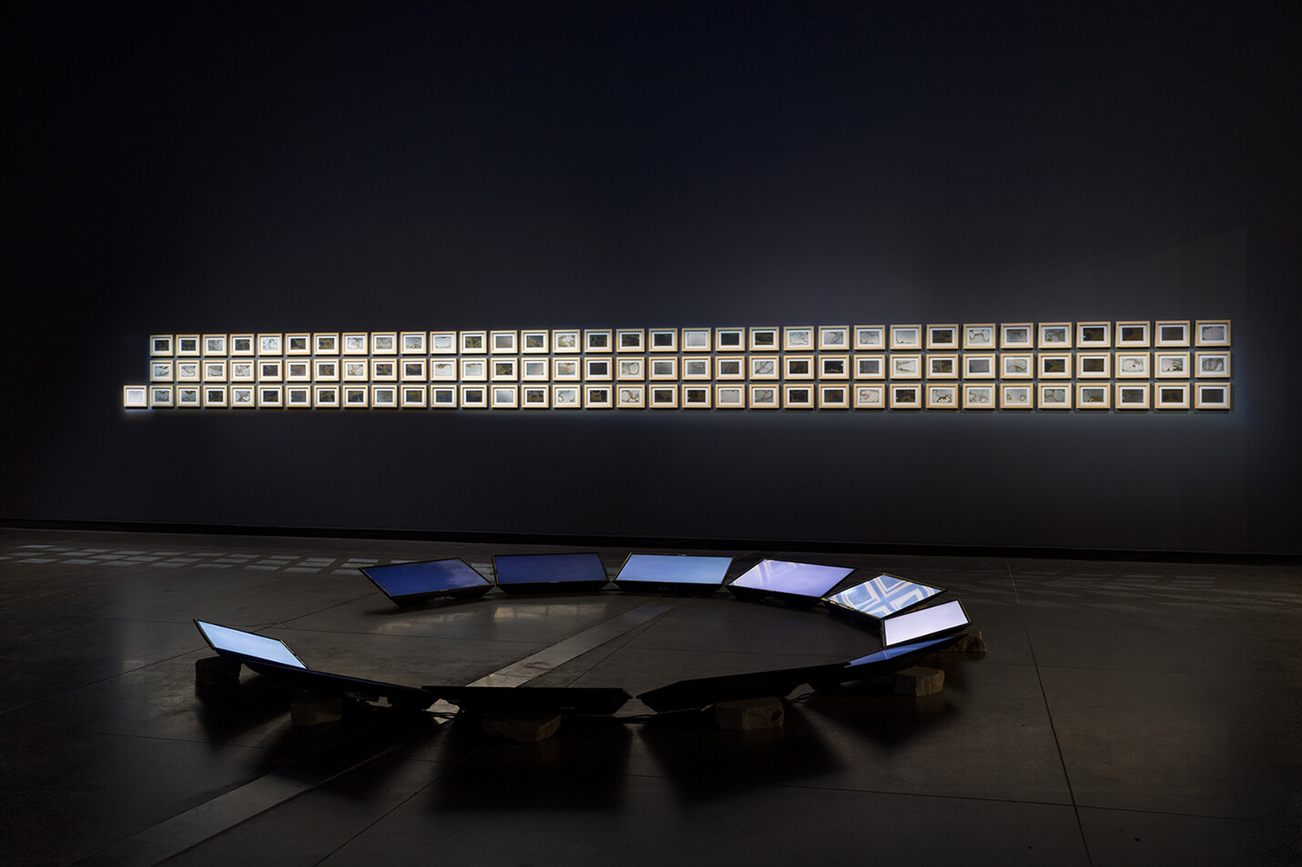 <p>Installation view of Khaled Sabsabi, <em>At the Speed of Light</em> (2016), Australian Centre for Contemporary Art, Melbourne. Courtesy the artist and Milani Gallery,Meanjin/Brisbane. Photo: Andrew Curtis</p>