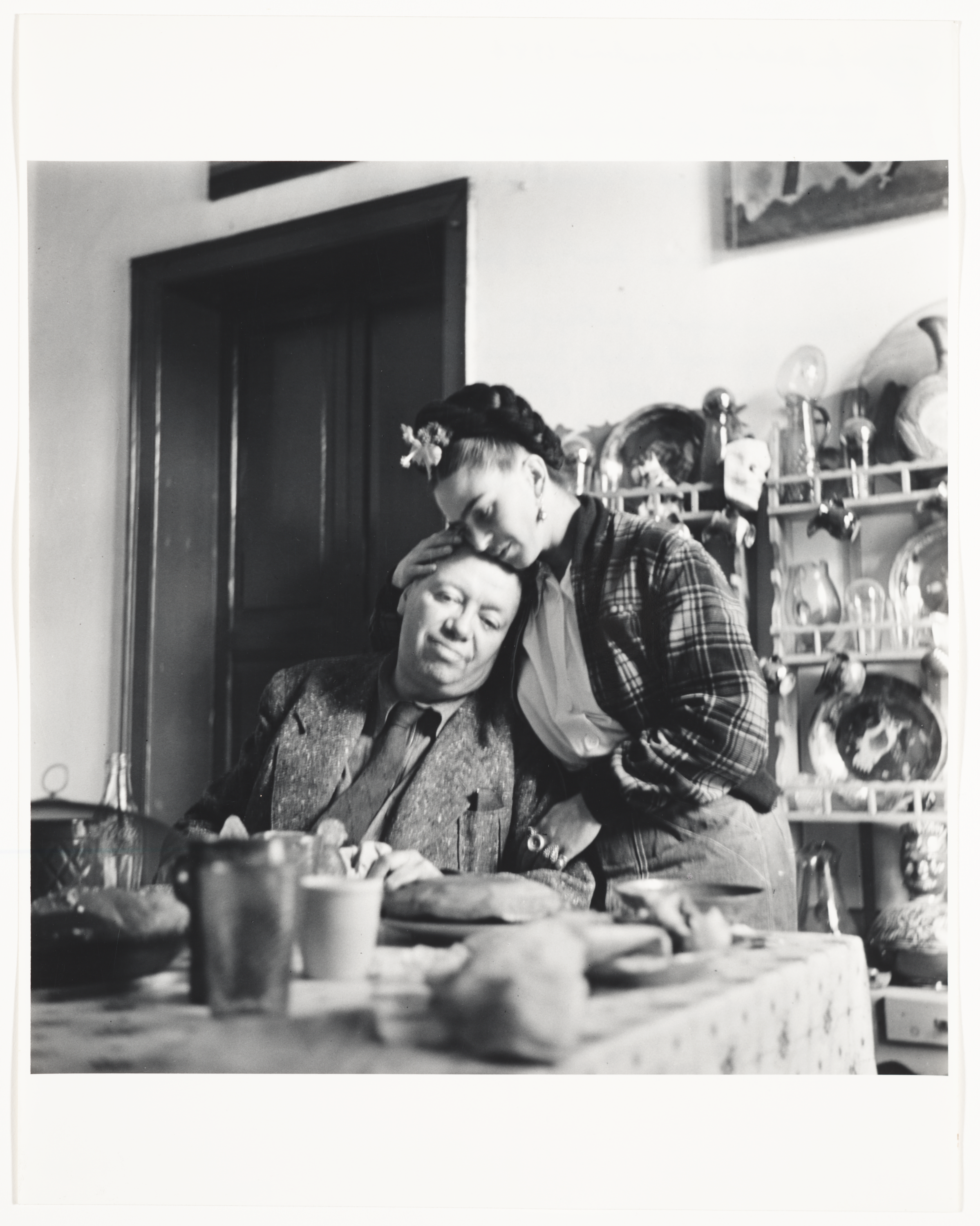 <p>Emmy Lou Packard, <em>Frida Kahlo and Diego Rivera at home in Coyoacan</em>, Mexico, 1941. Emmy Lou Packard Papers, 1900-1990. Archives of American Art, Smithsonian Institution. </p>