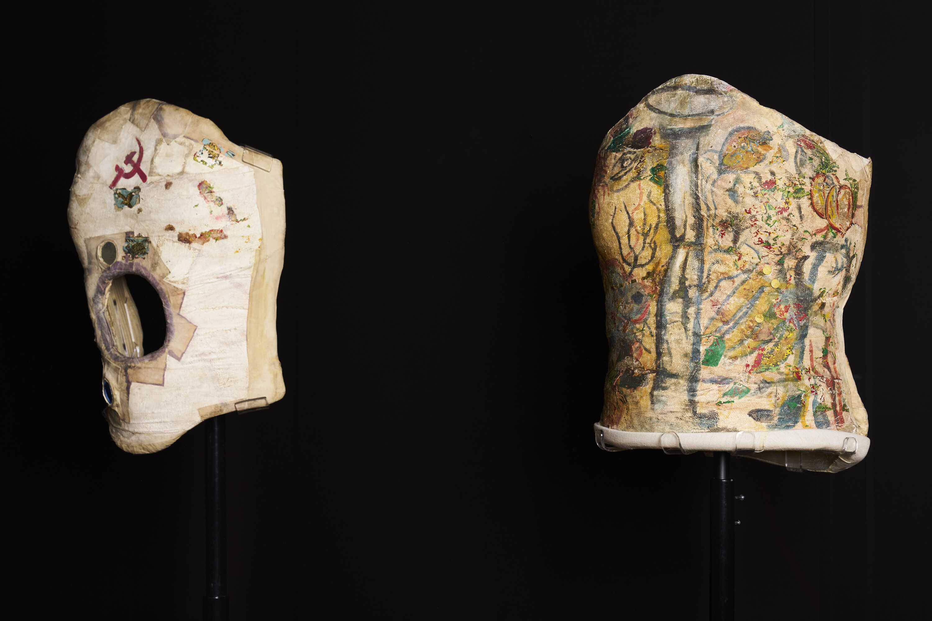 <p>Orthopaedic corsets, installation view. Photograph by Leon Schoots.</p>