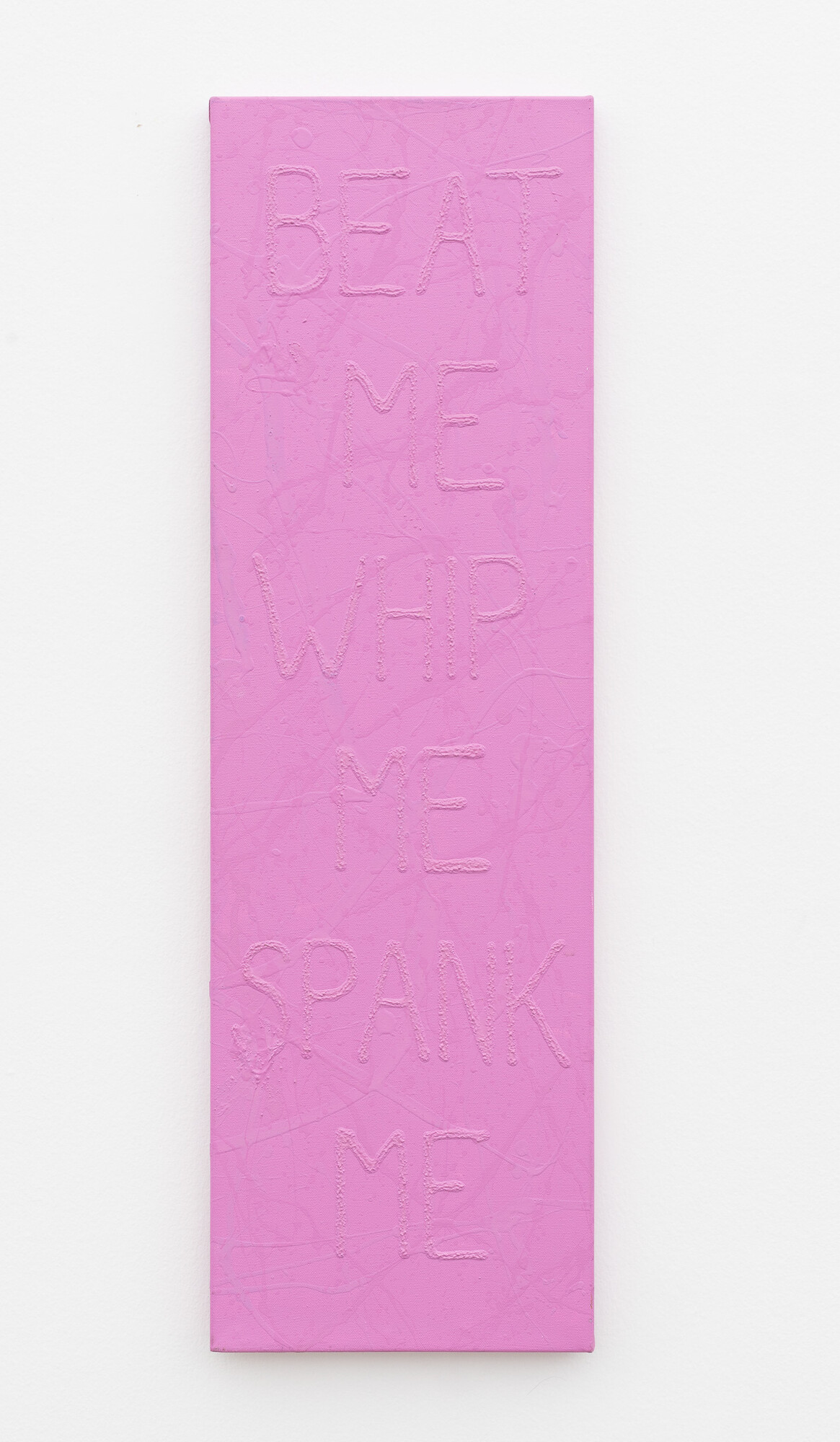 Richard Bell, <em>Make It Right</em>, 2002, synthetic polymer paint on canvas, 91.0 x 28.0 cm. Courtesy of the artist and Neon Parc.