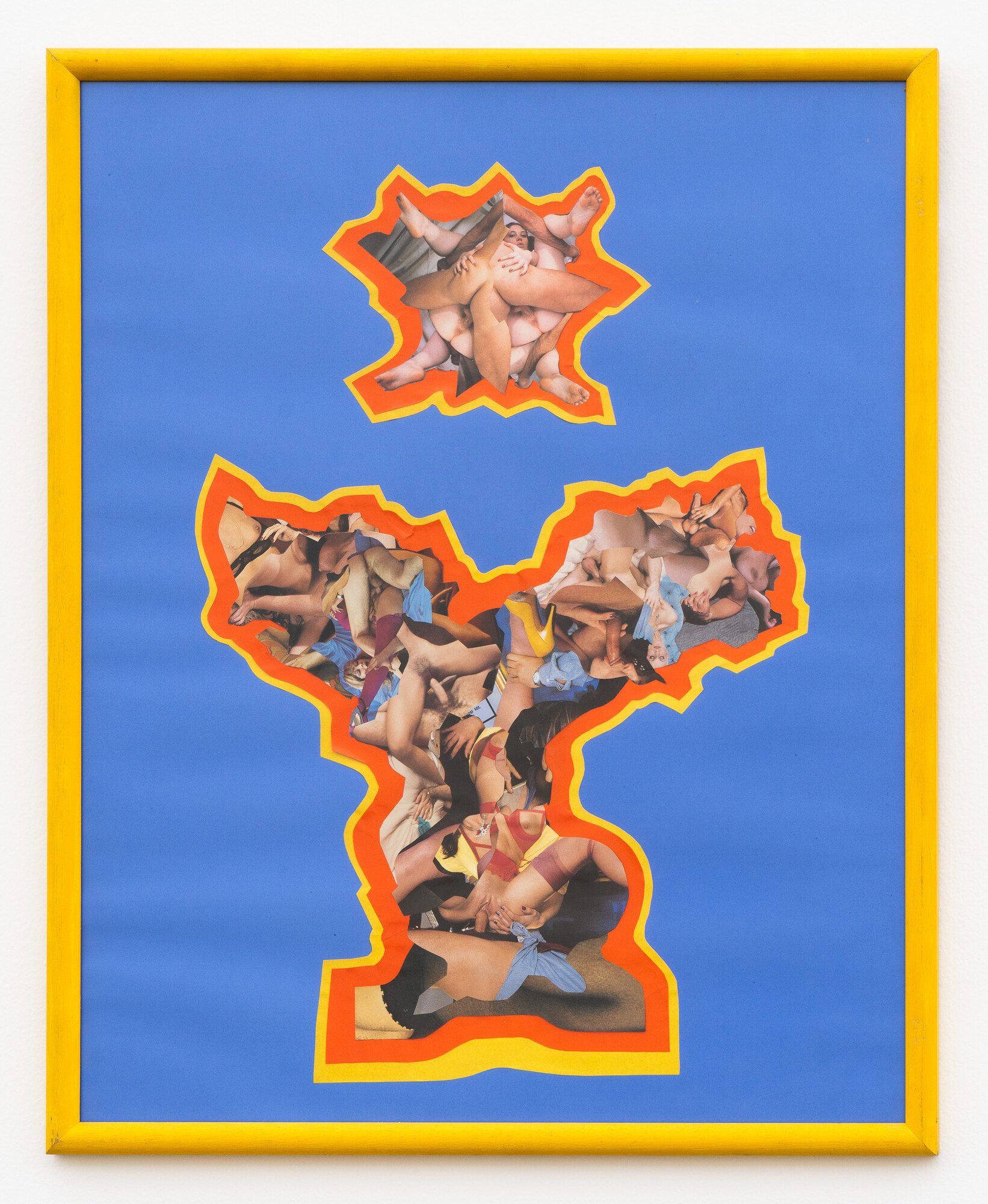 Mike Brown, <em>Golden Chalice</em>, 1987/88, paper collage, 68.0 x 54.0 cm. Courtesy of the artist and Neon Parc.