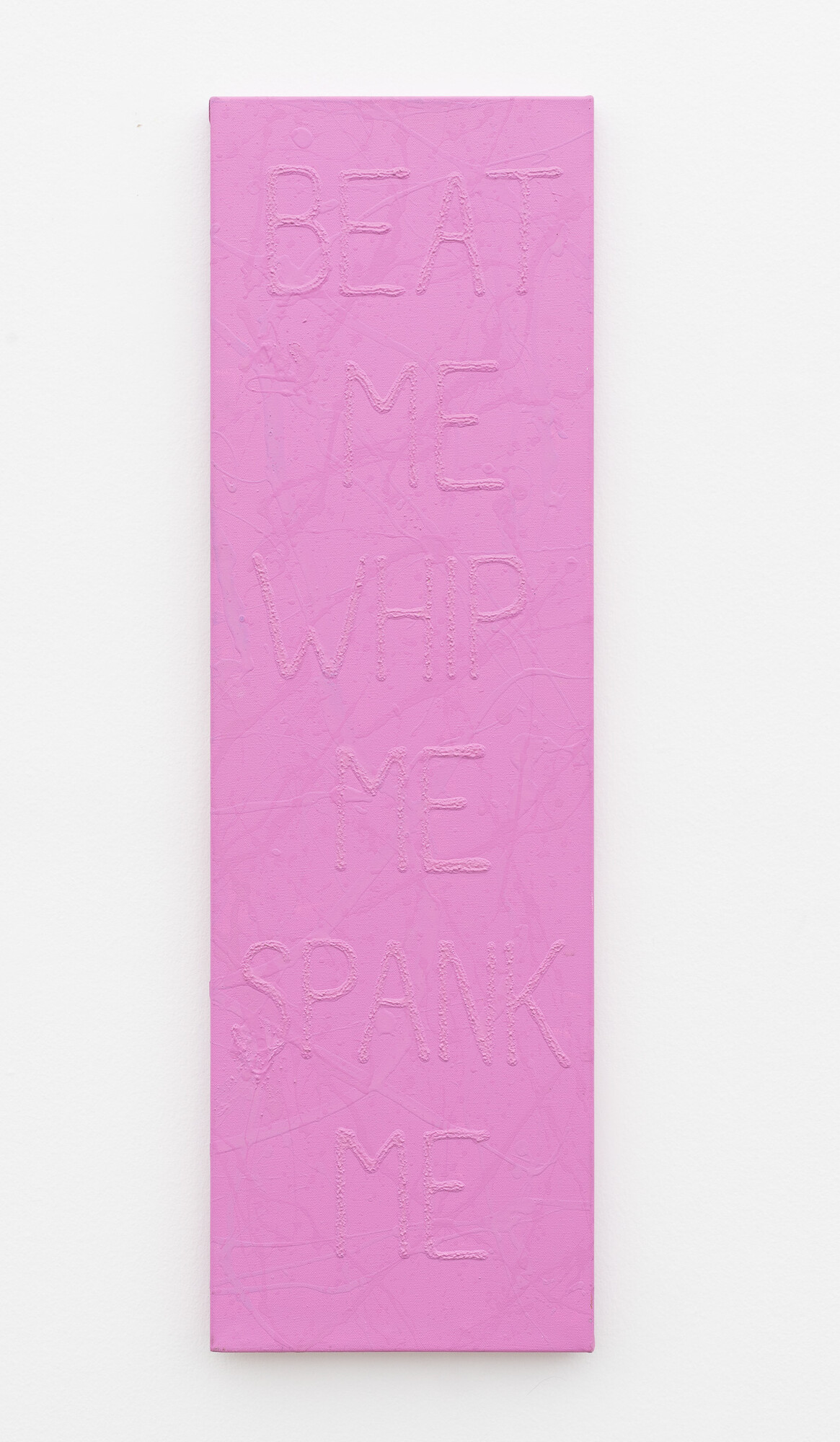 Richard Bell, <em>Make It Right</em>, 2002, synthetic polymer paint on canvas, 91.0 x 28.0 cm. Courtesy of the artist and Neon Parc.