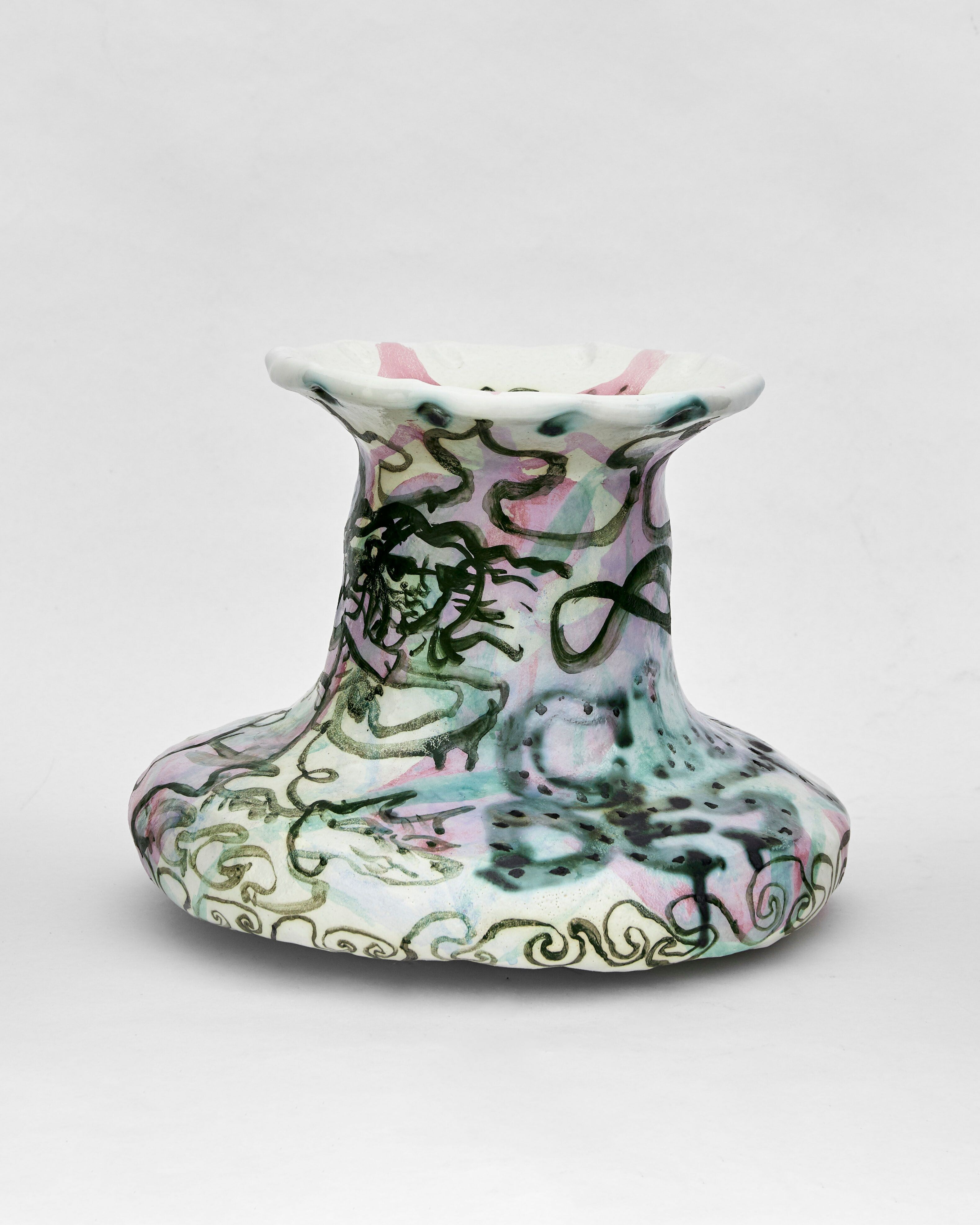 <p>Georgia Morgan, <em>CHILL &amp; DESTROY</em>,<em> </em>2026, stoneware, glaze, oxides, 29 x 33 x 34 cm. Courtesy of the artist and Neon Parc. Photo: Hamish Macdonald.</p>