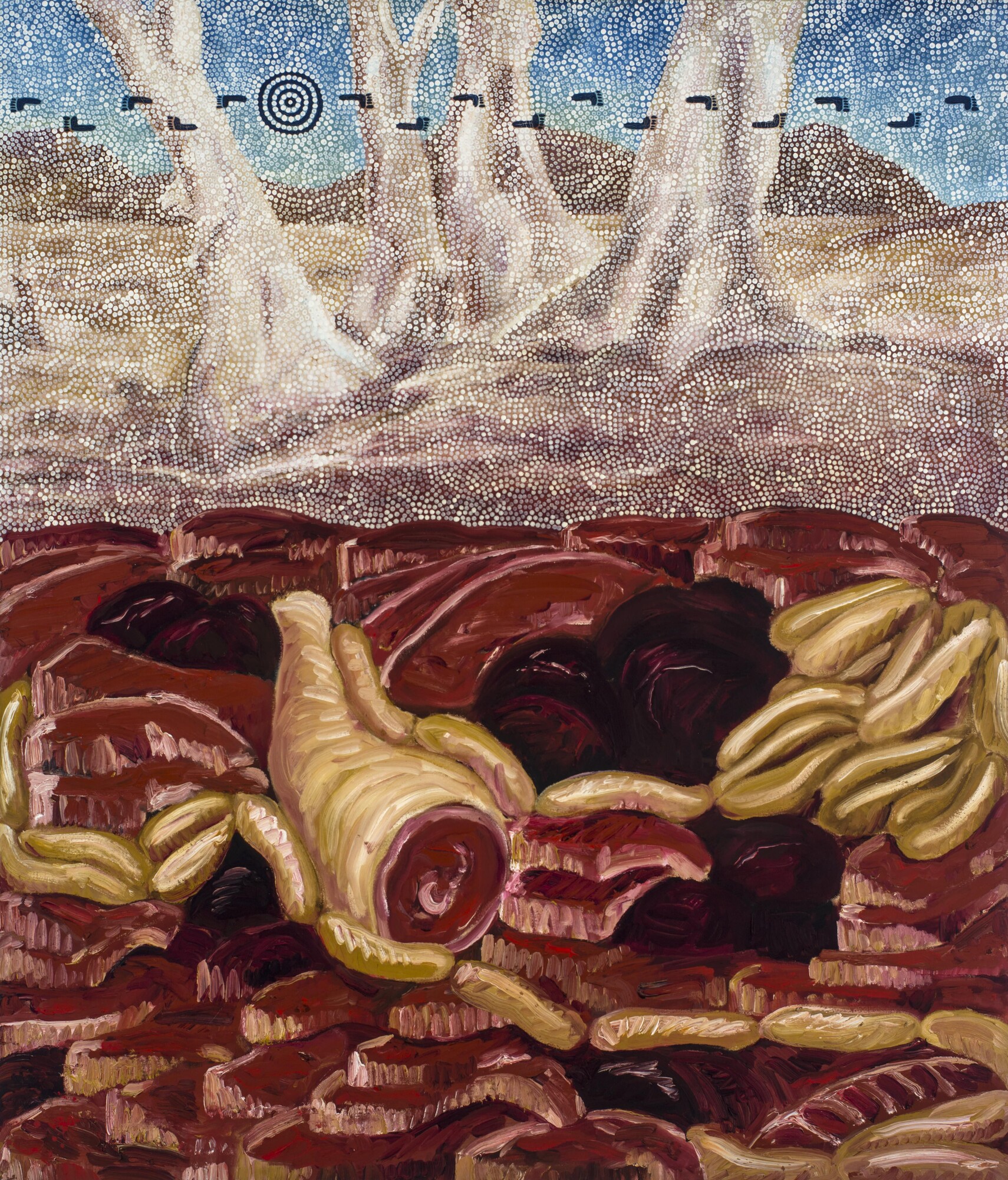 Gordon Bennett, <em>Landscape painting</em>, 1988, Oil on canvas, 127 x 109cm