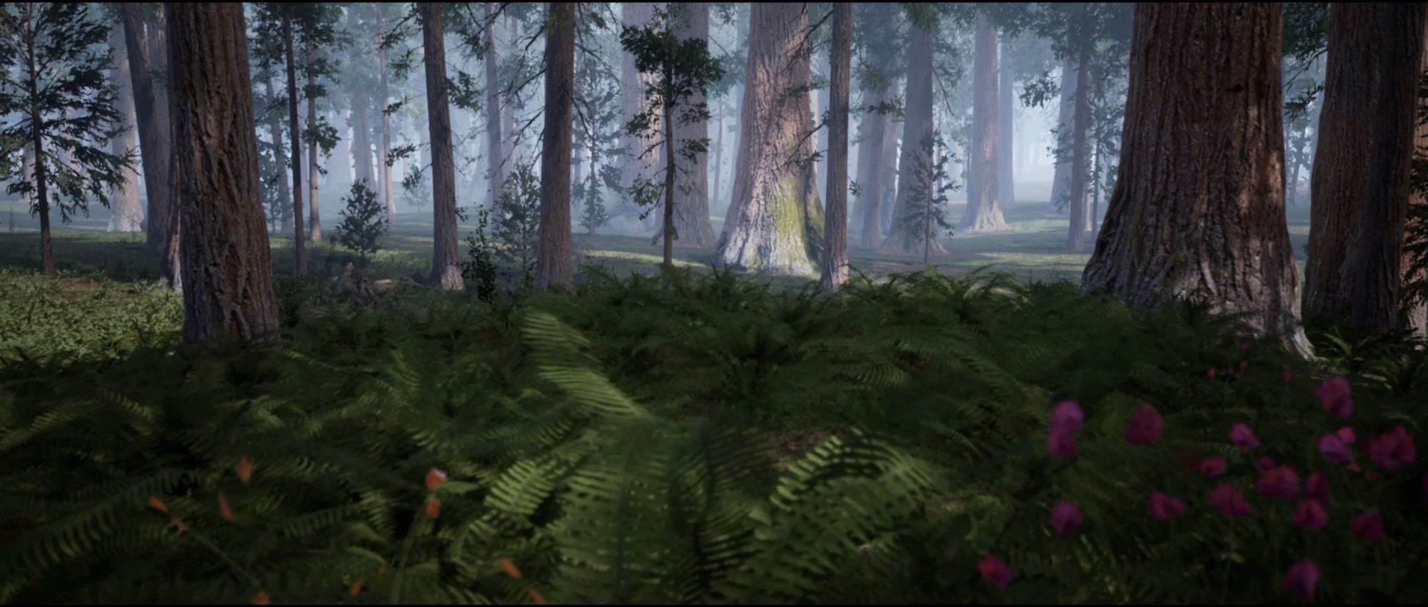 Grant Stevens, <em>Fawn in the Forest,</em> 2020, live streamed procedurally generated computer graphics with sound, assisted by Pat Younis. Courtesy the artist and Sullivan + Strumpf, Sydney.