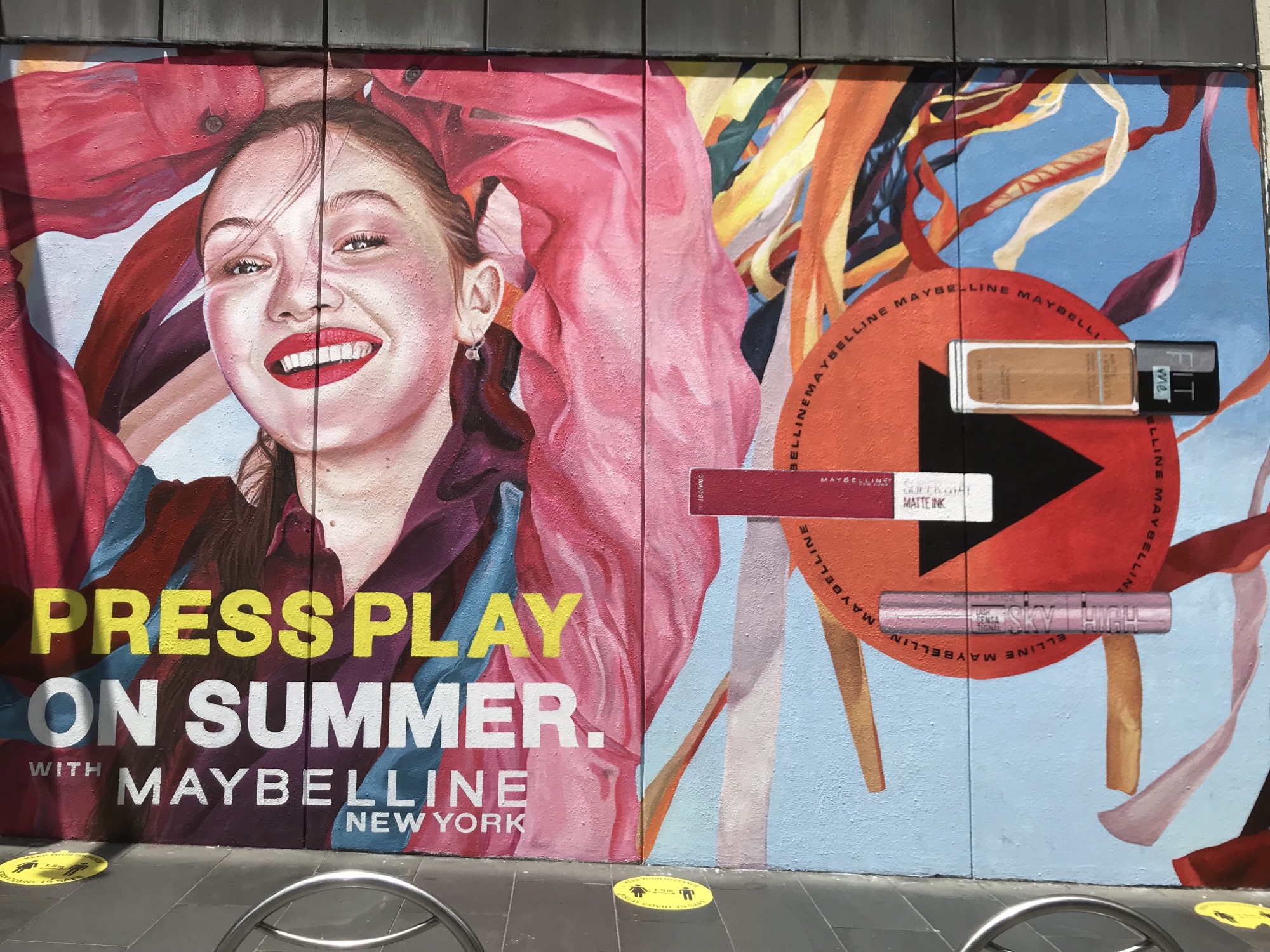 Melbourne Central murals. Photo: Philip Brophy.