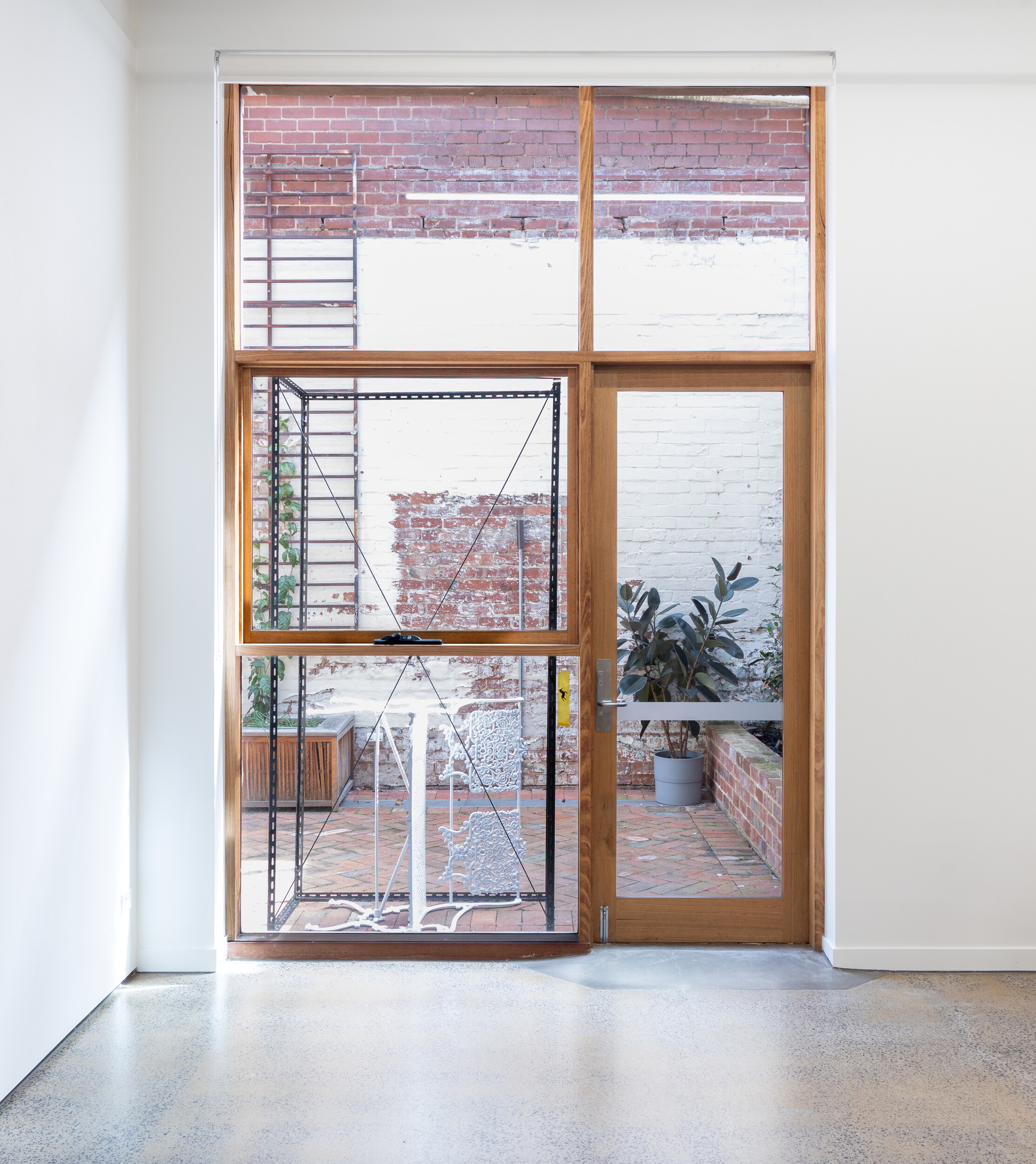 <p><em>Frame Fit </em>(2025) in Lou Hubbard <em>Grill felt Lamb </em>at Sarah Scout Presents, Melbourne. Photo: Nicholas Mahady. </p>