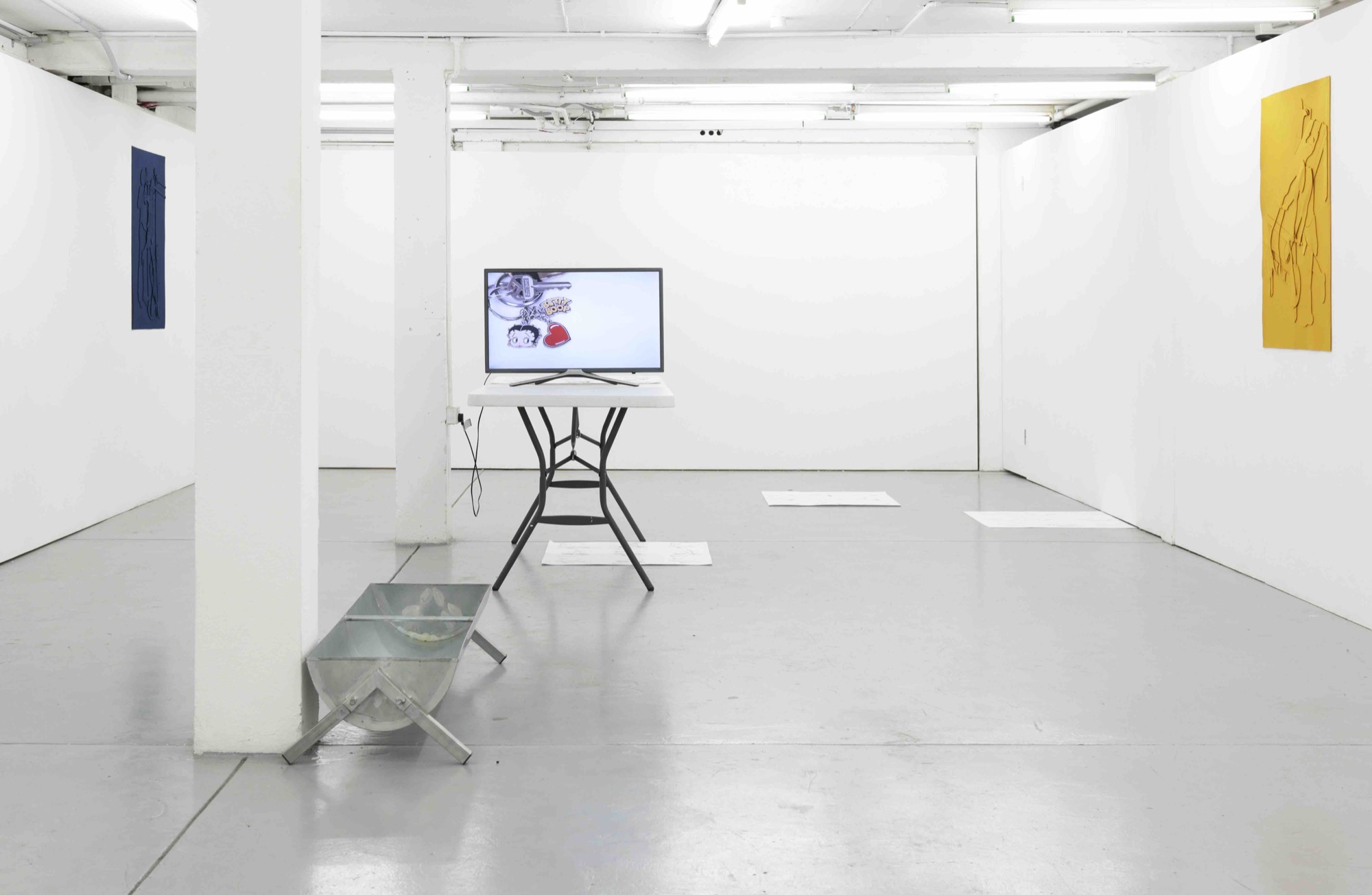 Spencer Lai, <em>Contaminant, Figures</em> (install), 2017. Image courtesy of the artist and Fort Delta.