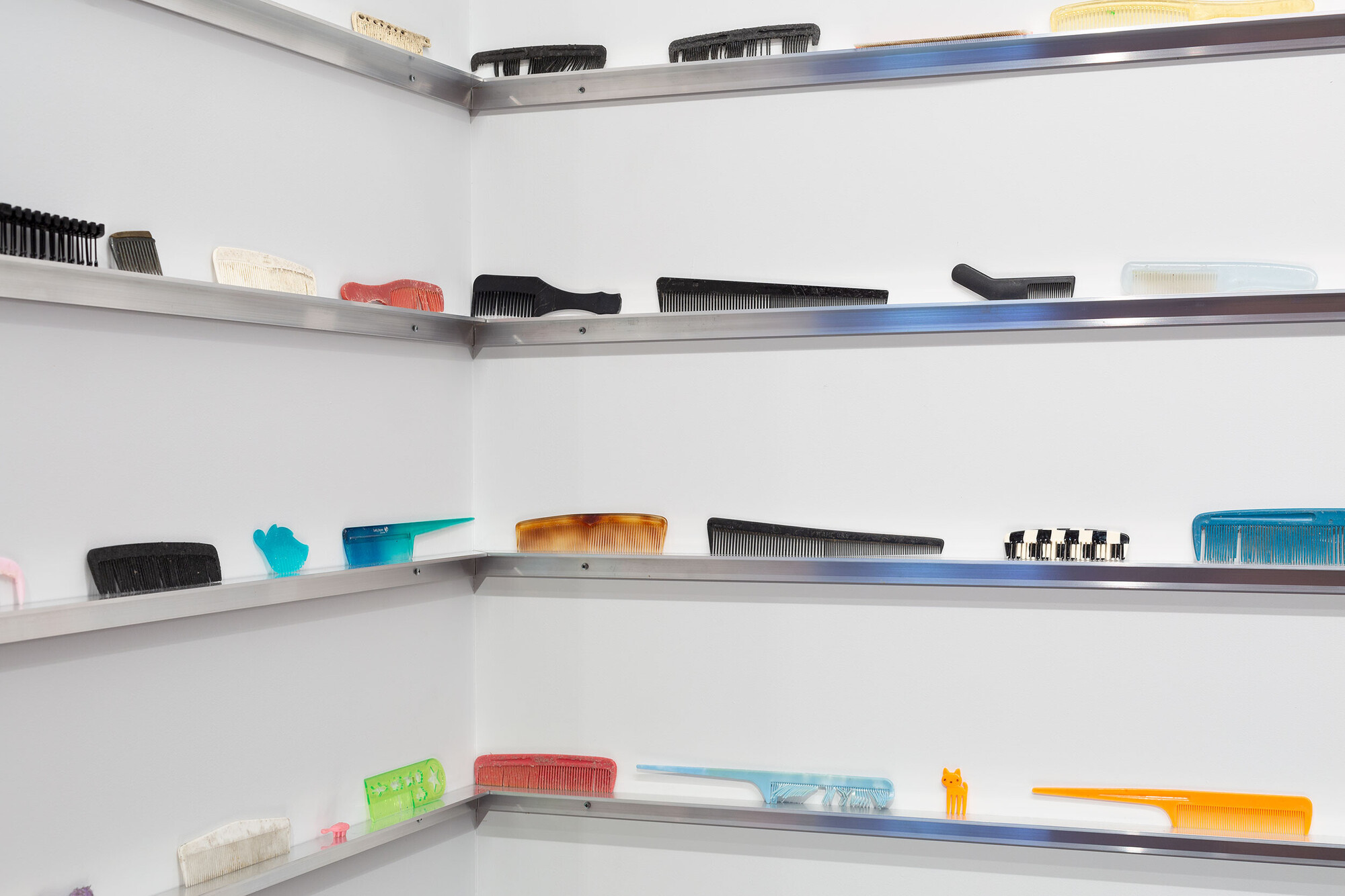 <p><em>Hair Pieces</em> installation view, Heide Museum of Modern Art, photograph: Christian Capurro.</p>