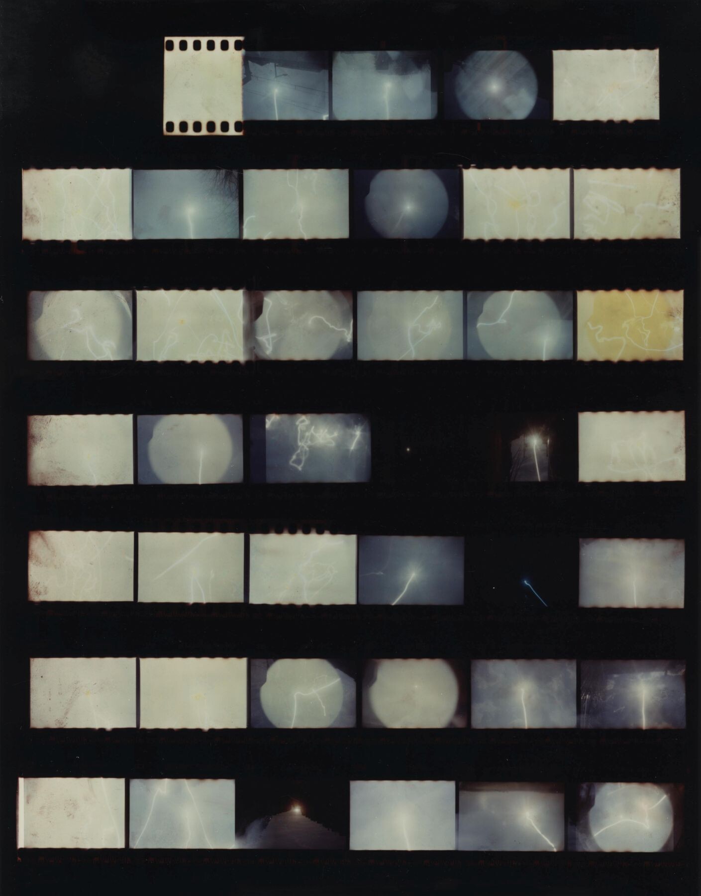 <p>Hanako Murakami,&nbsp;<em>Sun Diaries #5368</em>, 2015–2016, contact sheet, gelatin silver print. Courtesy Yumiko Chiba Associates; image courtesy the artist.</p>