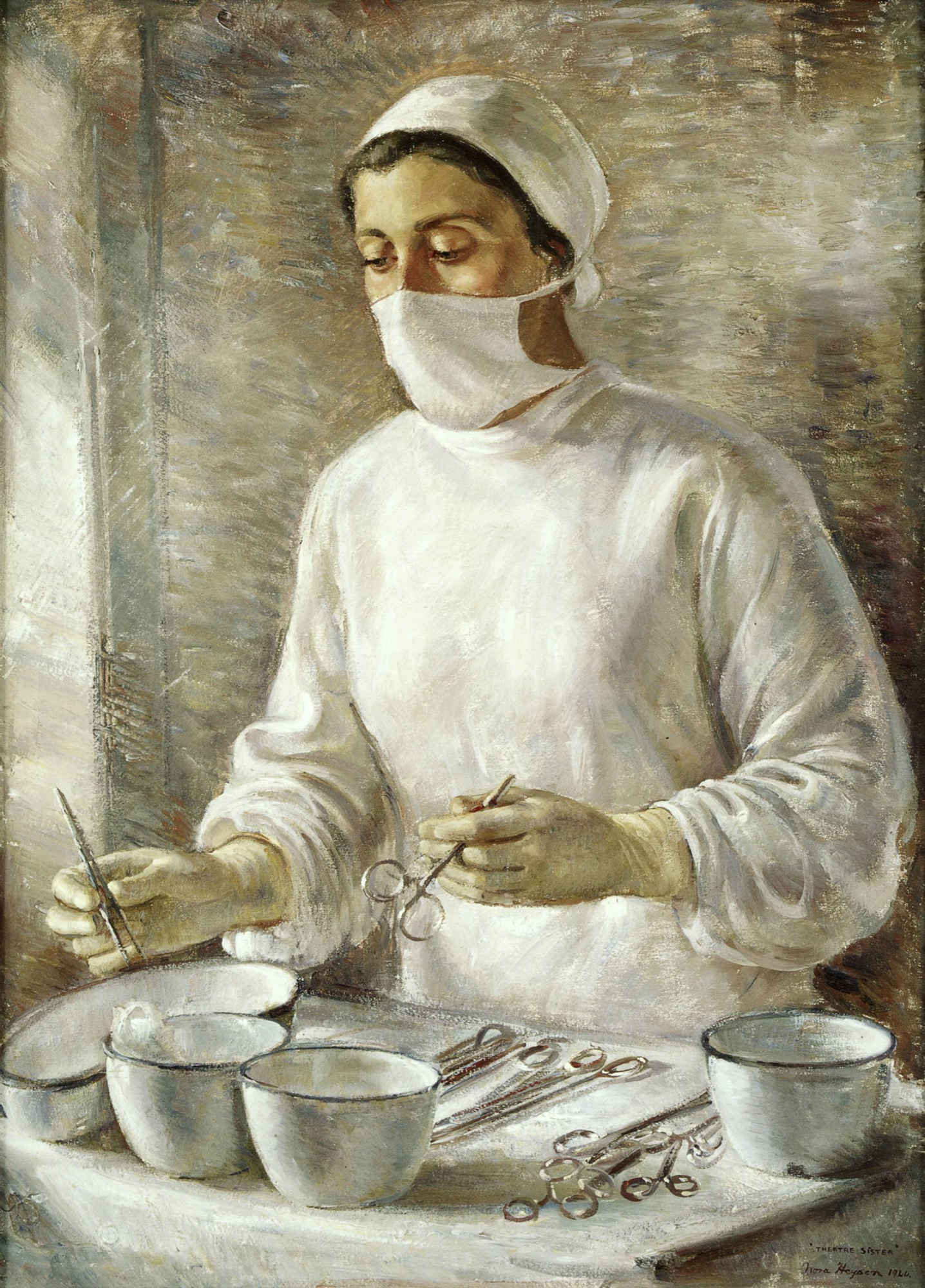 Nora Heysen , <em>Theatre Sister Margaret Sullivan</em> 1944 oil on canvas, 91.8 x 66.0 cm, Australian War Memorial, Canberra © Lou Klepac.