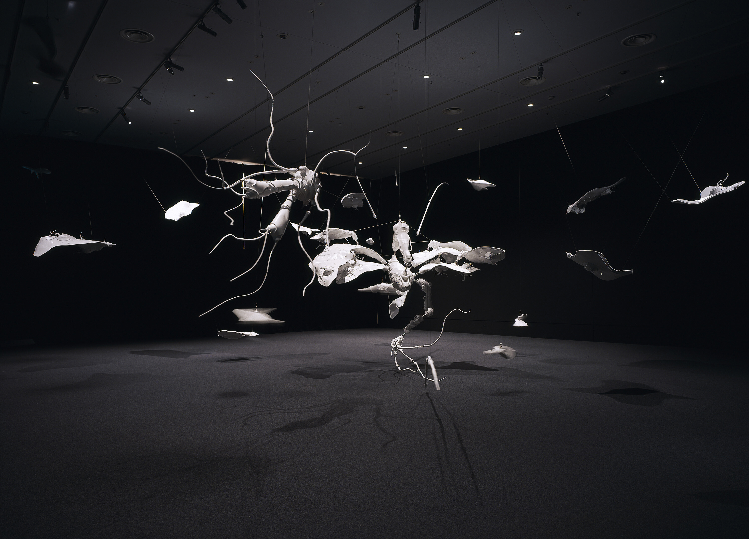 <p>Lee Bul, <em>Untitled</em>, 2003, polyurethane, enamel paint, stainless steel, aluminium wire, 495 × 1700 × 1200cm (installation), National Gallery of Victoria, Melbourne, purchased 2004. © Lee Bul, courtesy Bartleby Bickle &amp; Meursault.</p>