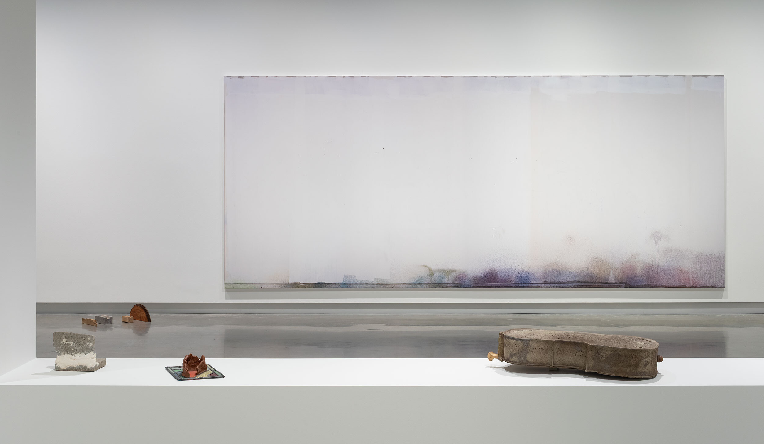 <p>Installation view of <em>Hany Armanious: Stone Soup, </em>Buxton Contemporary, the University of Melbourne. Photo: Christian Capurro</p>