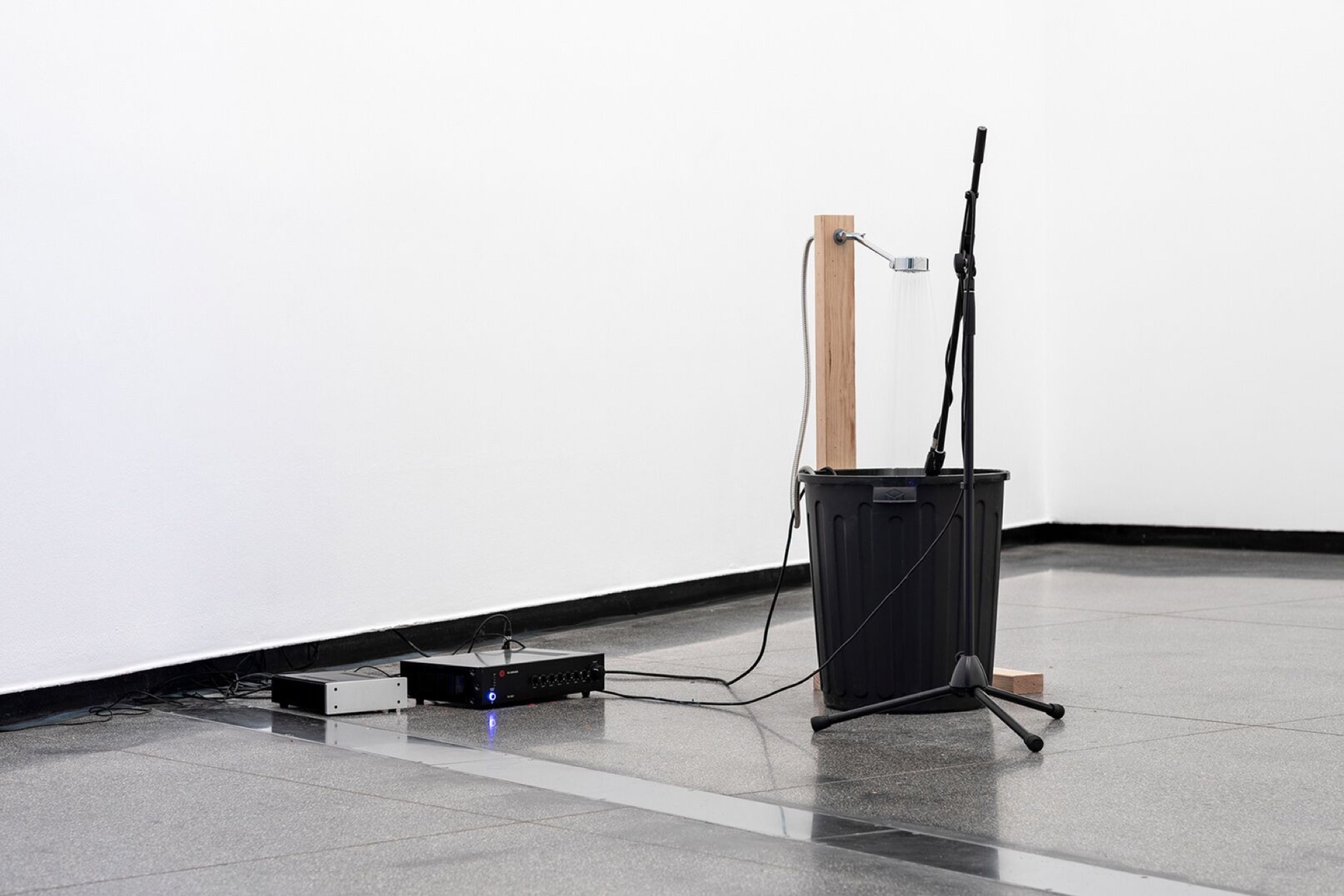 Haroon Mirza, Copy of Pavilion for optimisation 2019 (detail), installation view, Australian Centre of Contemporary Art, Melbourne. Commissioned by ACCA. Courtesy the artist. Photograph: Andrew Curtis.