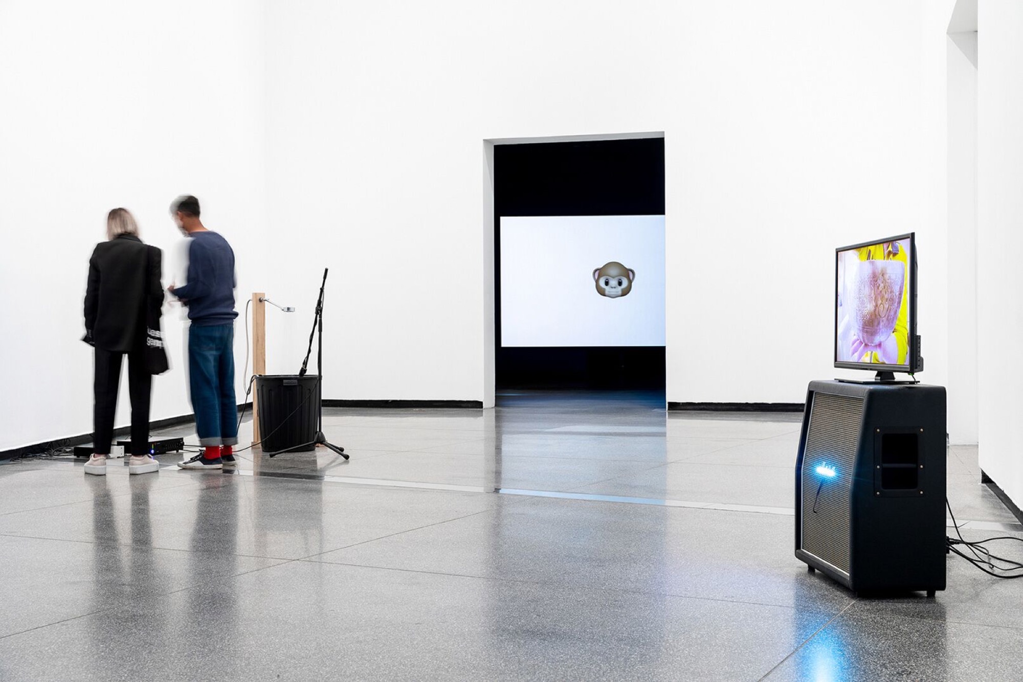 Haroon Mirza: The construction of an Act 2019, installation view, Australian Centre of Contemporary Art, Melbourne. Photograph: Andrew Curtis.