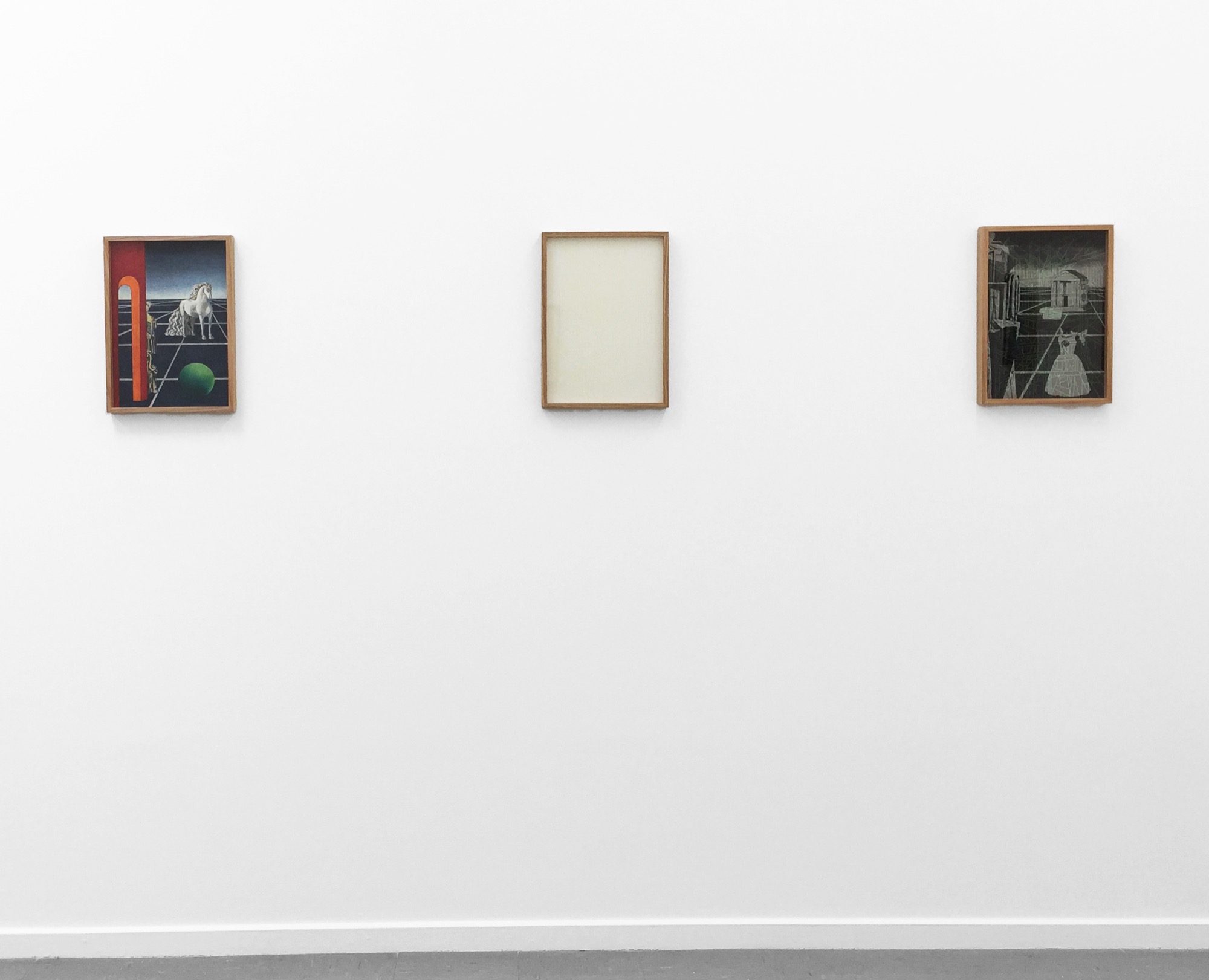Raafat Ishak & Damiano Bertoli, <em>Hebdomeros</em>, installation view. Courtesy the artists and Sutton Gallery.