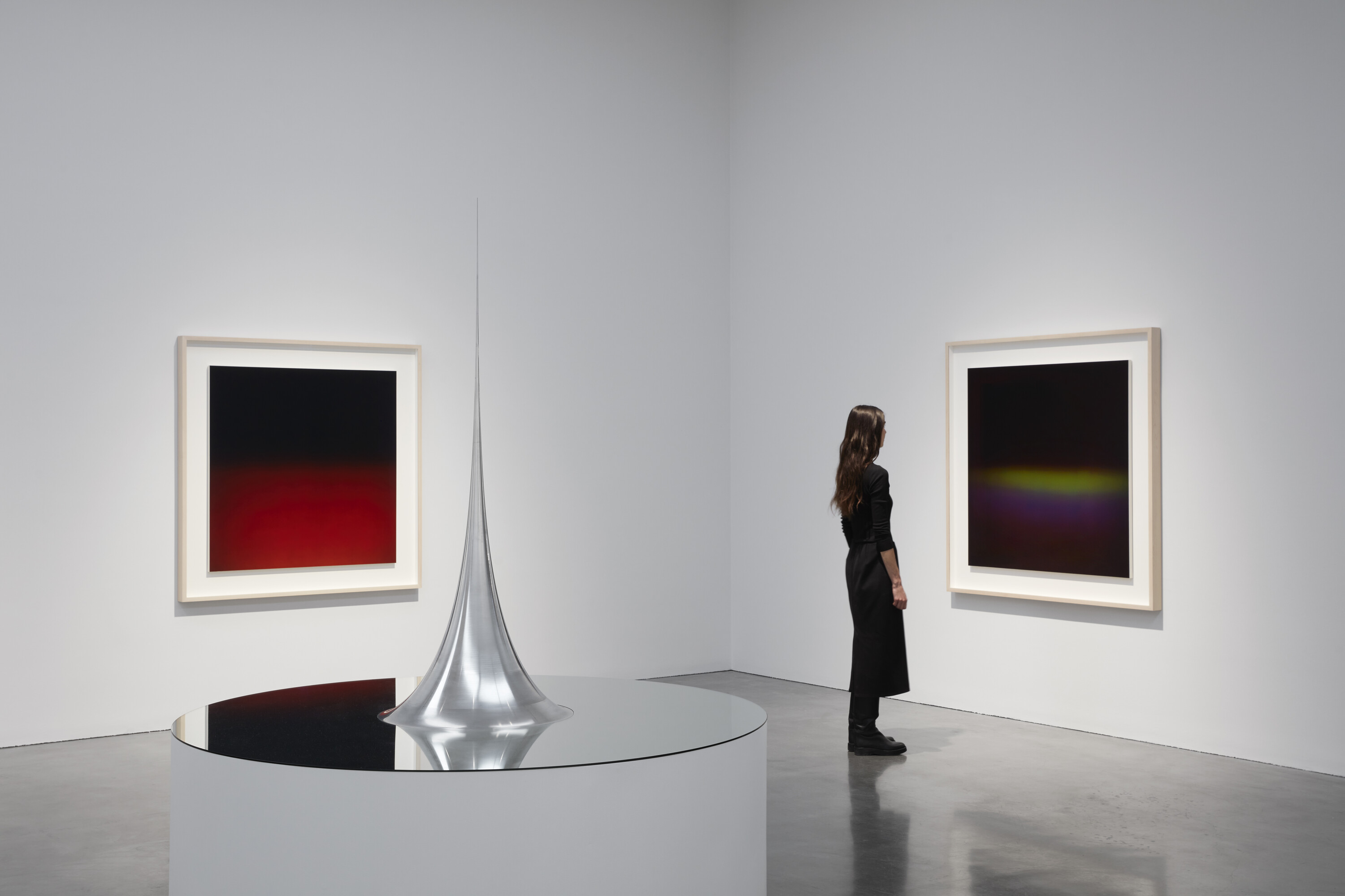 <p>Hiroshi Sugimoto, Opticks series installation view, <em><em>Hiroshi Sugimoto: Time Machine</em></em>, Museum of Contemporary Art Australia, 2024. Image courtesy the artist and Museum of Contemporary Art Australia © the artist, photograph: Zan Wimberley</p><p></p>