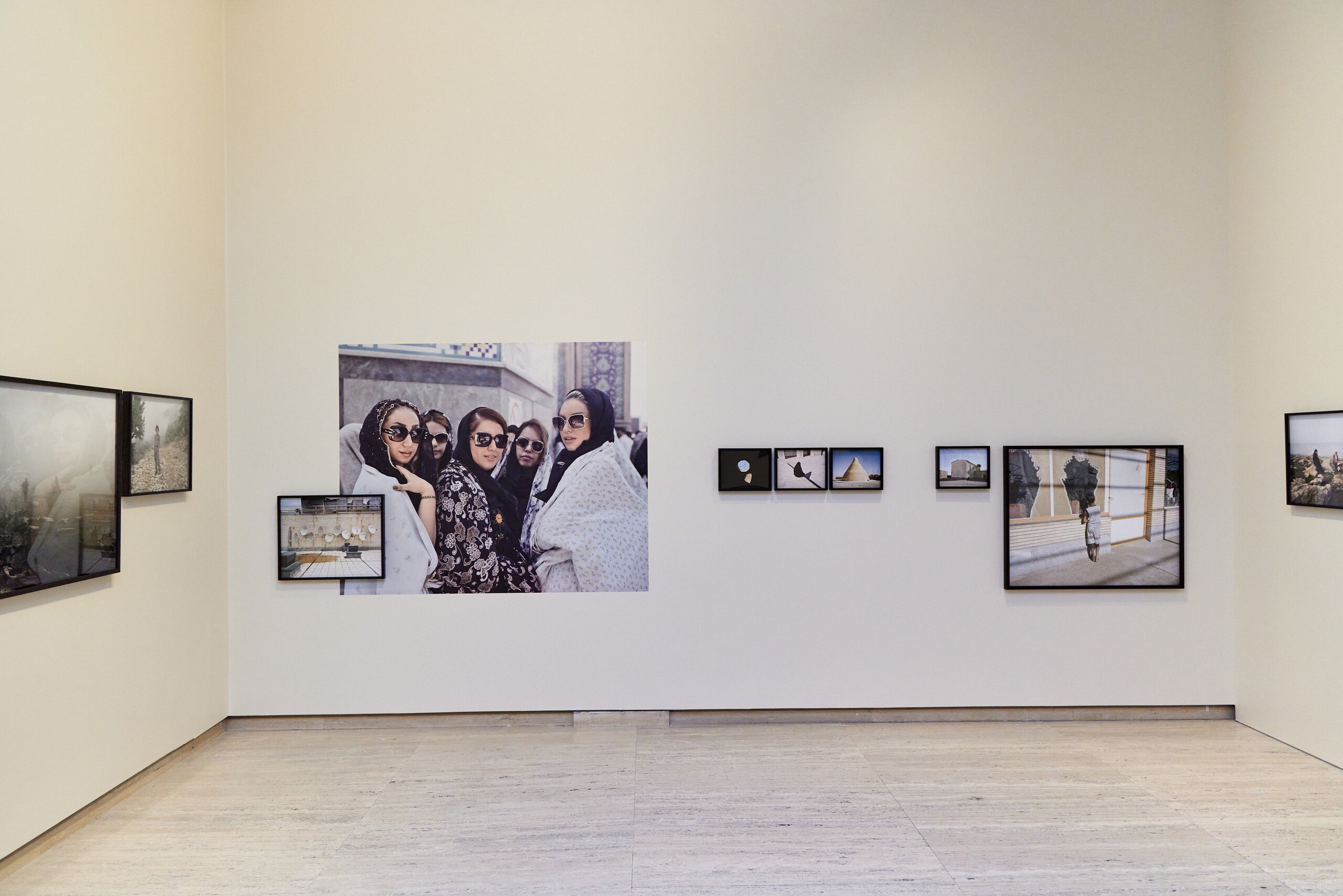 Installation view of Hoda Afshar, <em>A Curve is a Broken Line</em>, 2023, Art Gallery of New South Wales, © Art Gallery of New South Wales. Photo: Christopher Snee