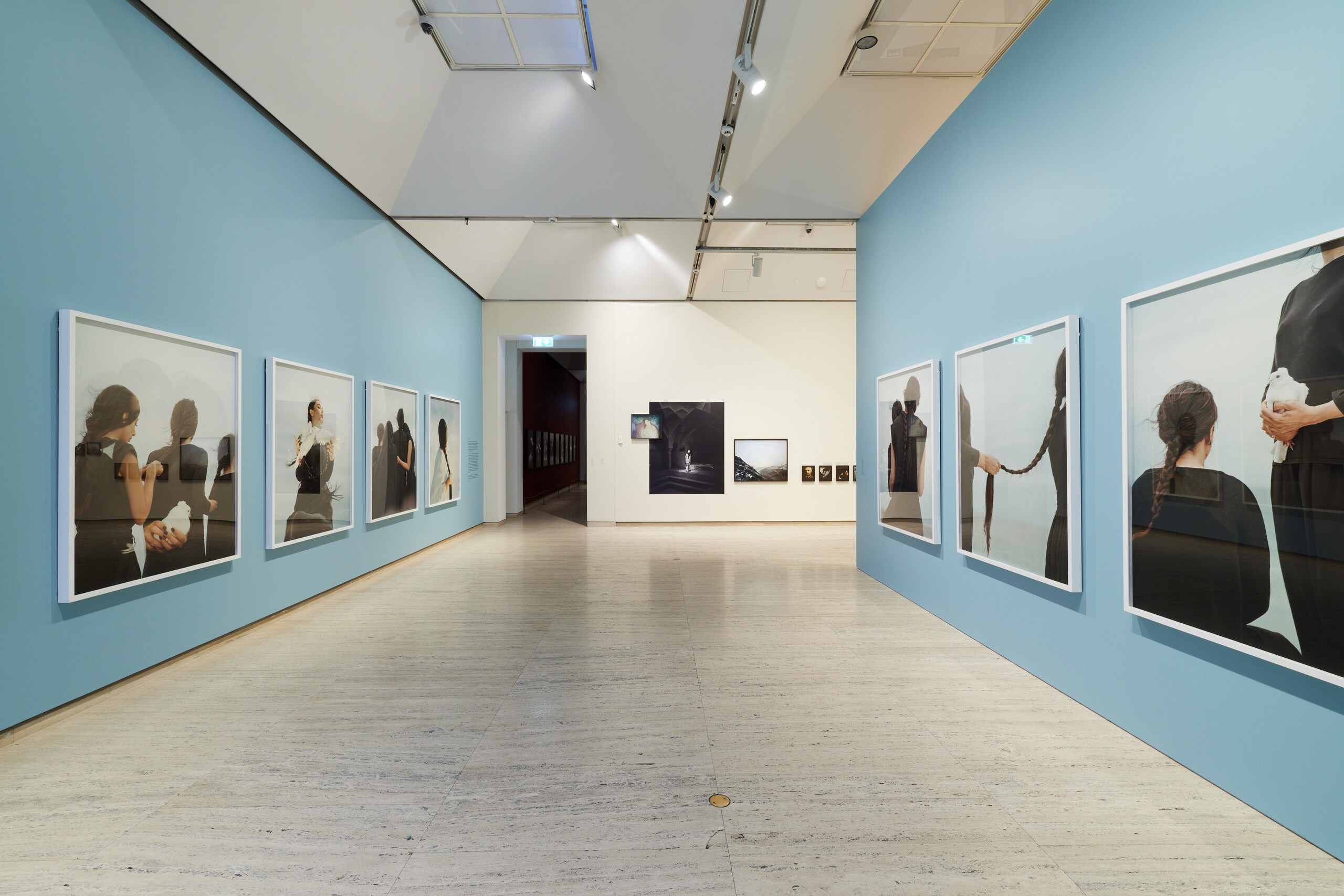 Installation view of Hoda Afshar, <em>A Curve is a Broken Line</em>, 2023, Art Gallery of New South Wales, © Art Gallery of New South Wales. Photo: Christopher Snee