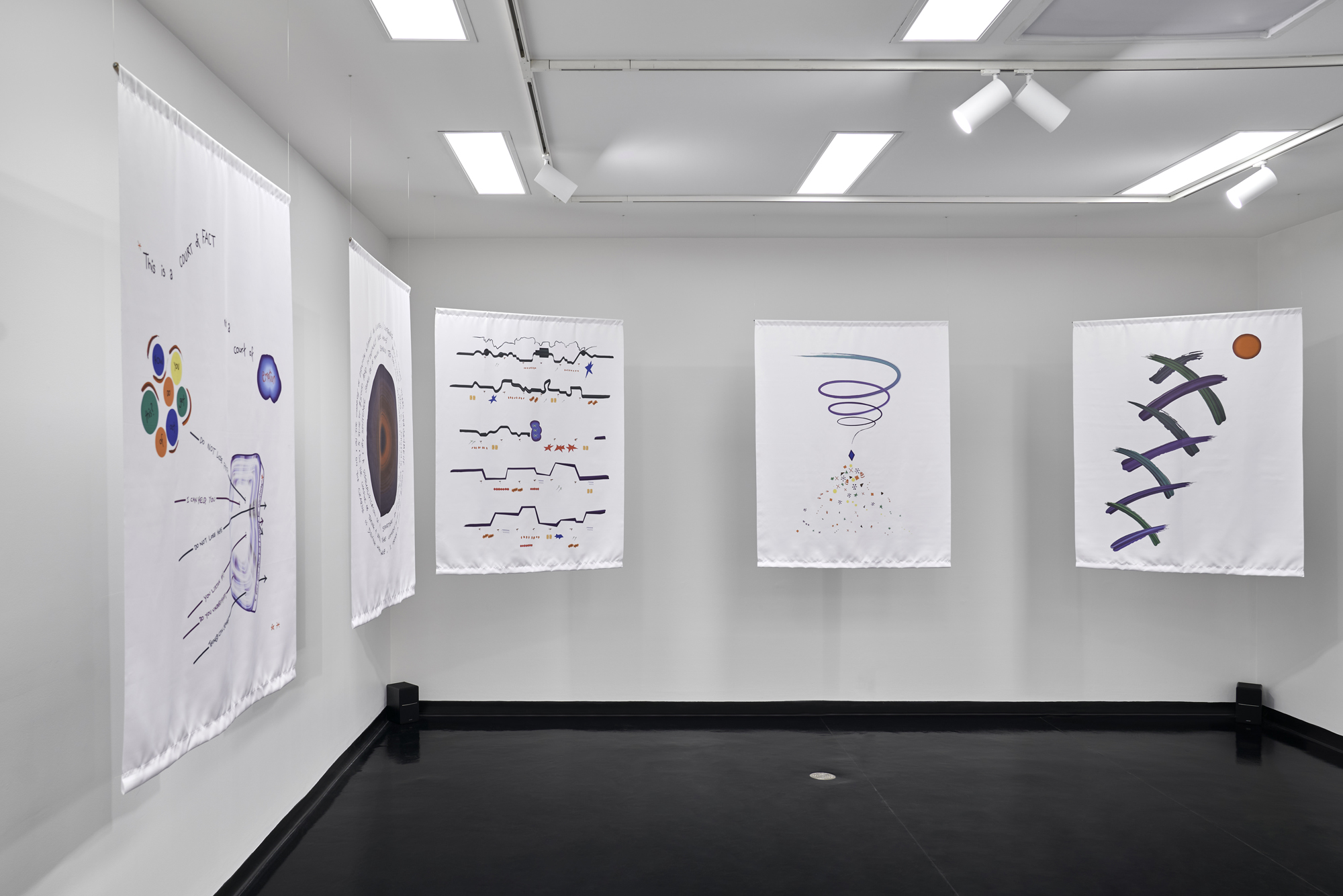 Jack Ky Tan, <em>Hearings</em> 2016. Installation view of <em>Homo sacer: life unlawed</em>, La Trobe Art Institute, Bendigo, 2023. Photo Leon Schoots