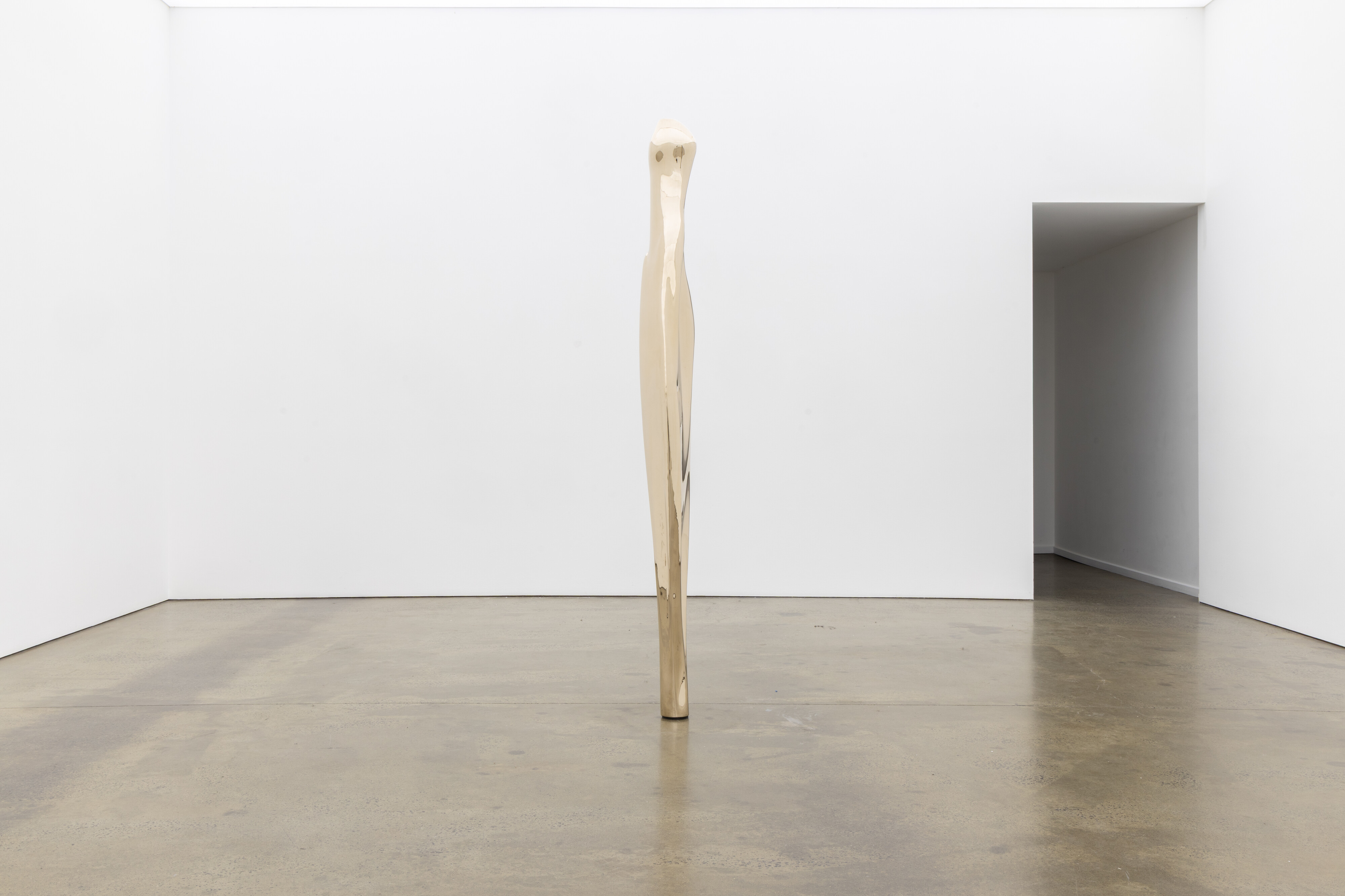 <p>Hugo Blomley, <em>Untitled</em>, 2026. Bronze, unique, 234 x 24 x 19 cm. Photo: </p>