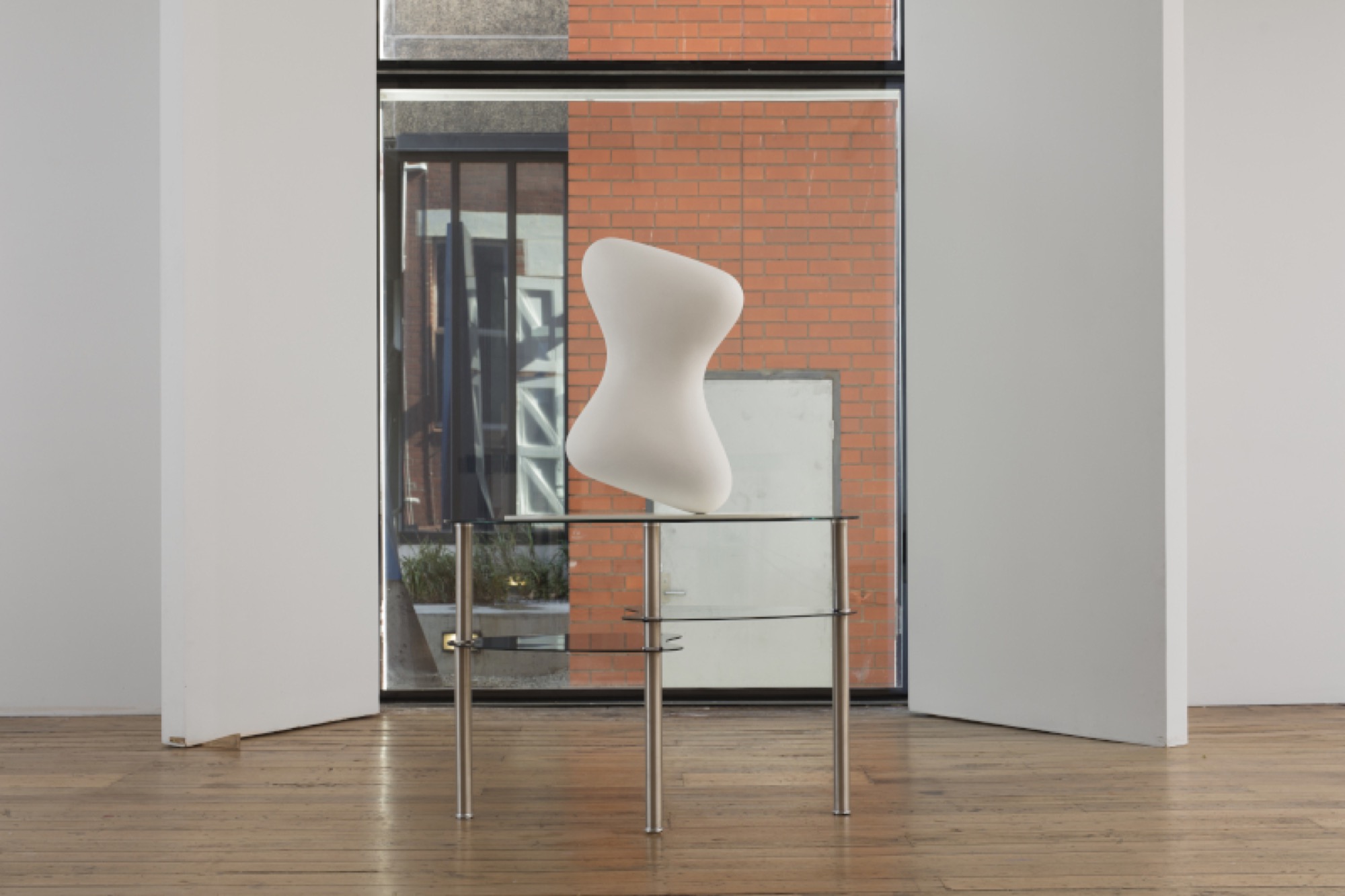 <p>John Meade, <em>Maquette for everyday devotional</em> 2016, foundry cast aluminium, matte acrylic paint, steel, glass. Photograph: Matthew Stanton.</p>