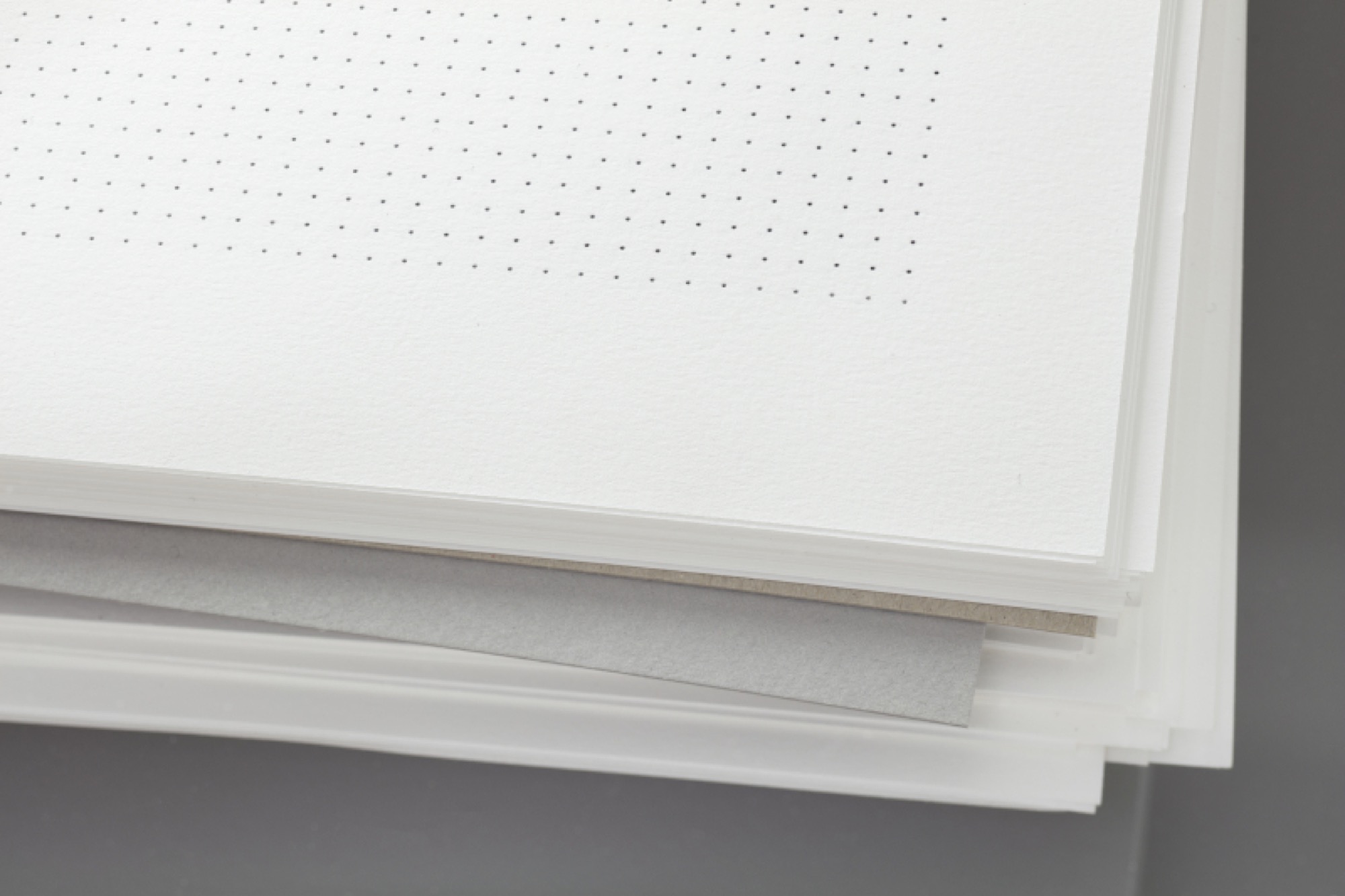 <p>Fiona Macdonald, <em>One million dots (resolved)</em> 2012/19, detail, letterpress prints, vitrines. Photograph: Matthew Stanton.</p>