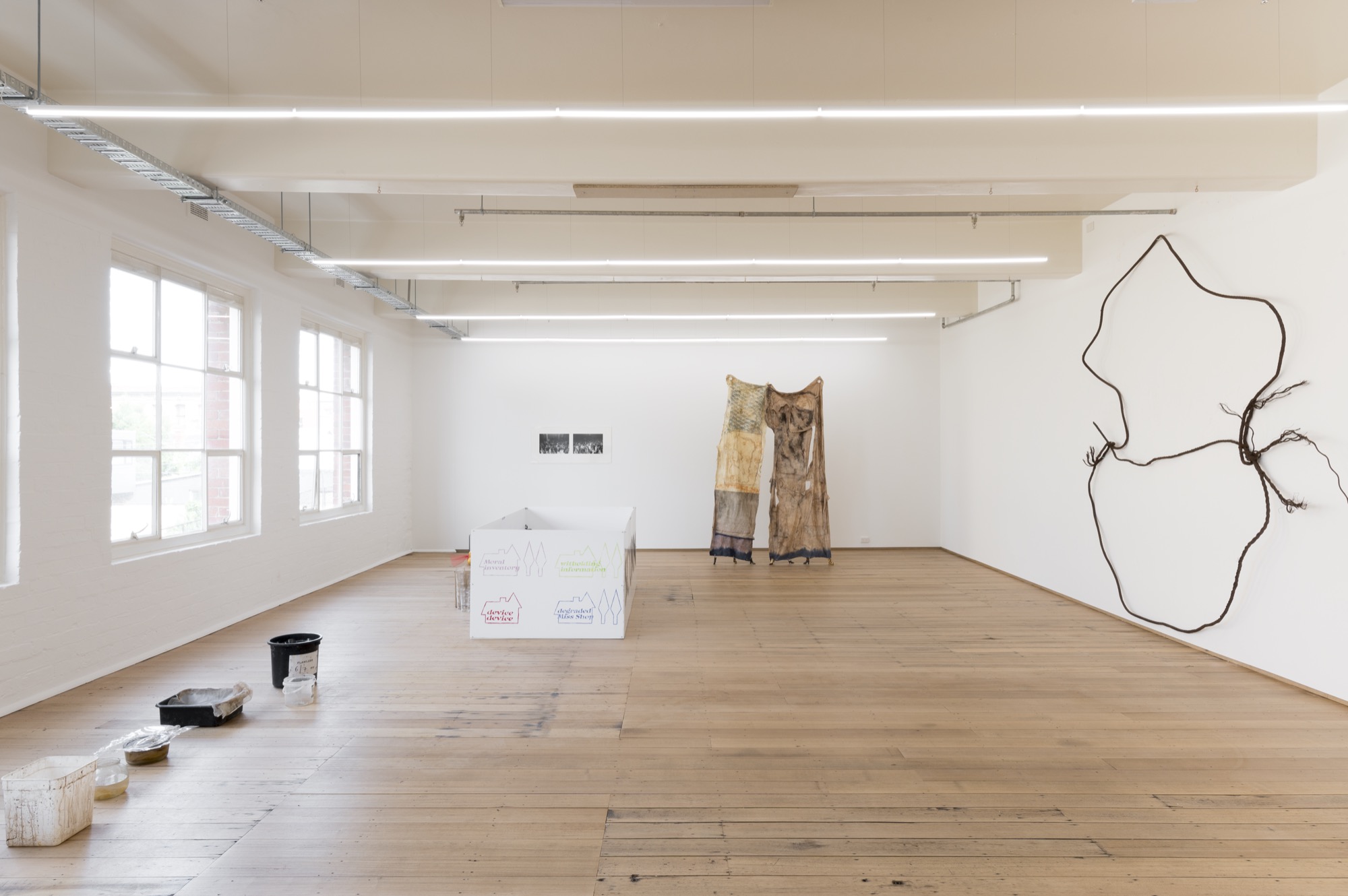 <em>Improvements and Reproductions</em>, West Space. Credit: Photography by Aaron Christopher Rees
