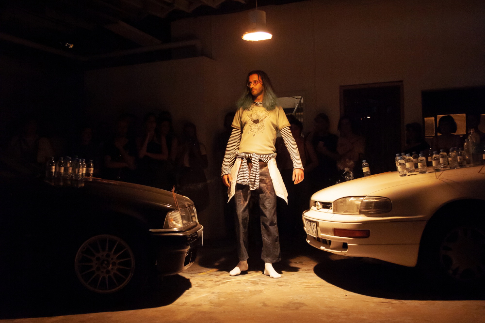 Brendan Morris, In Costume, <em>John Look 1,</em> 2019. Photo by Phebe Schmidt.