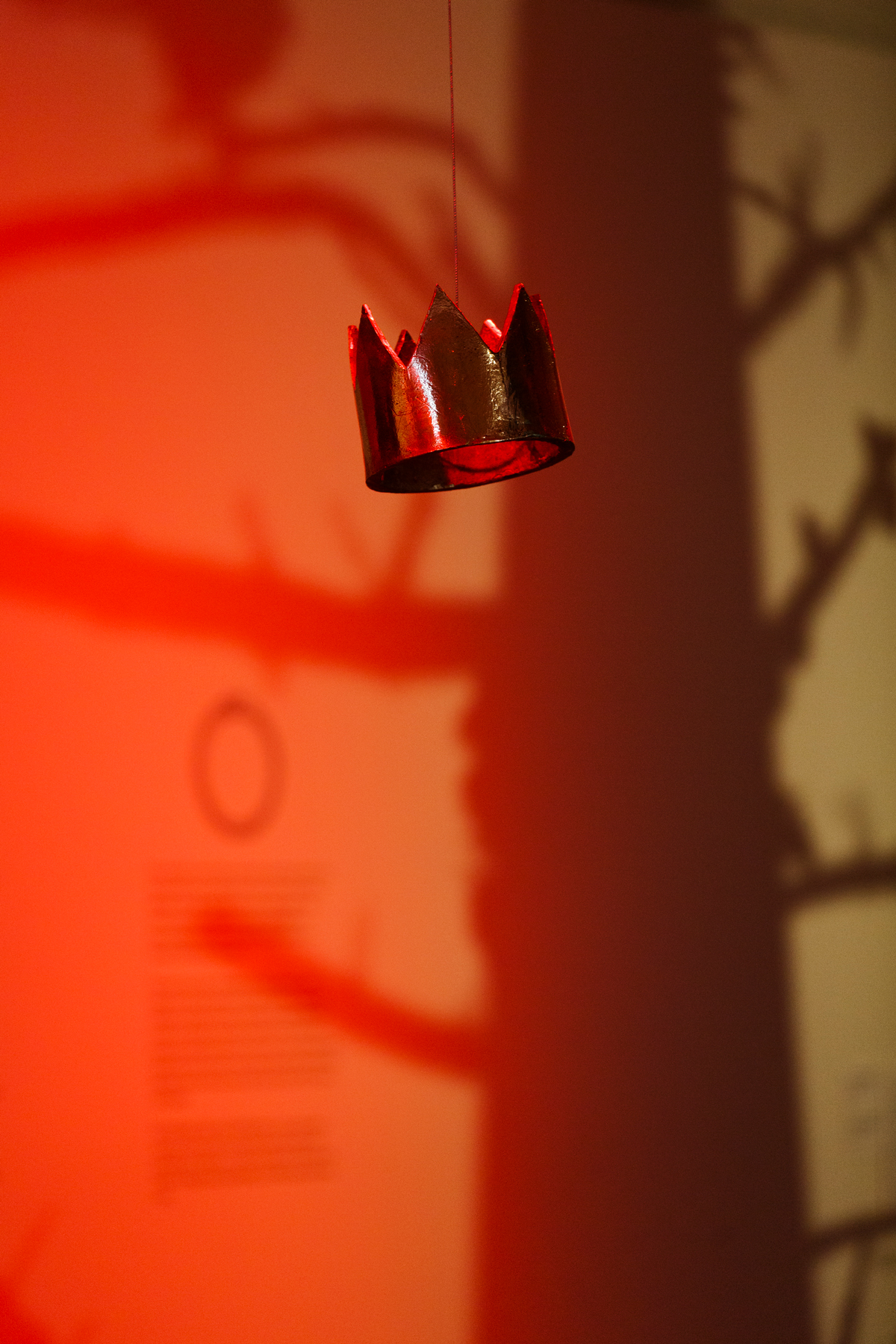 Installation view of Adina Kraus, <em>King of Nothingness</em>, 2022, bronze. Photo: Gianna Rizzo.