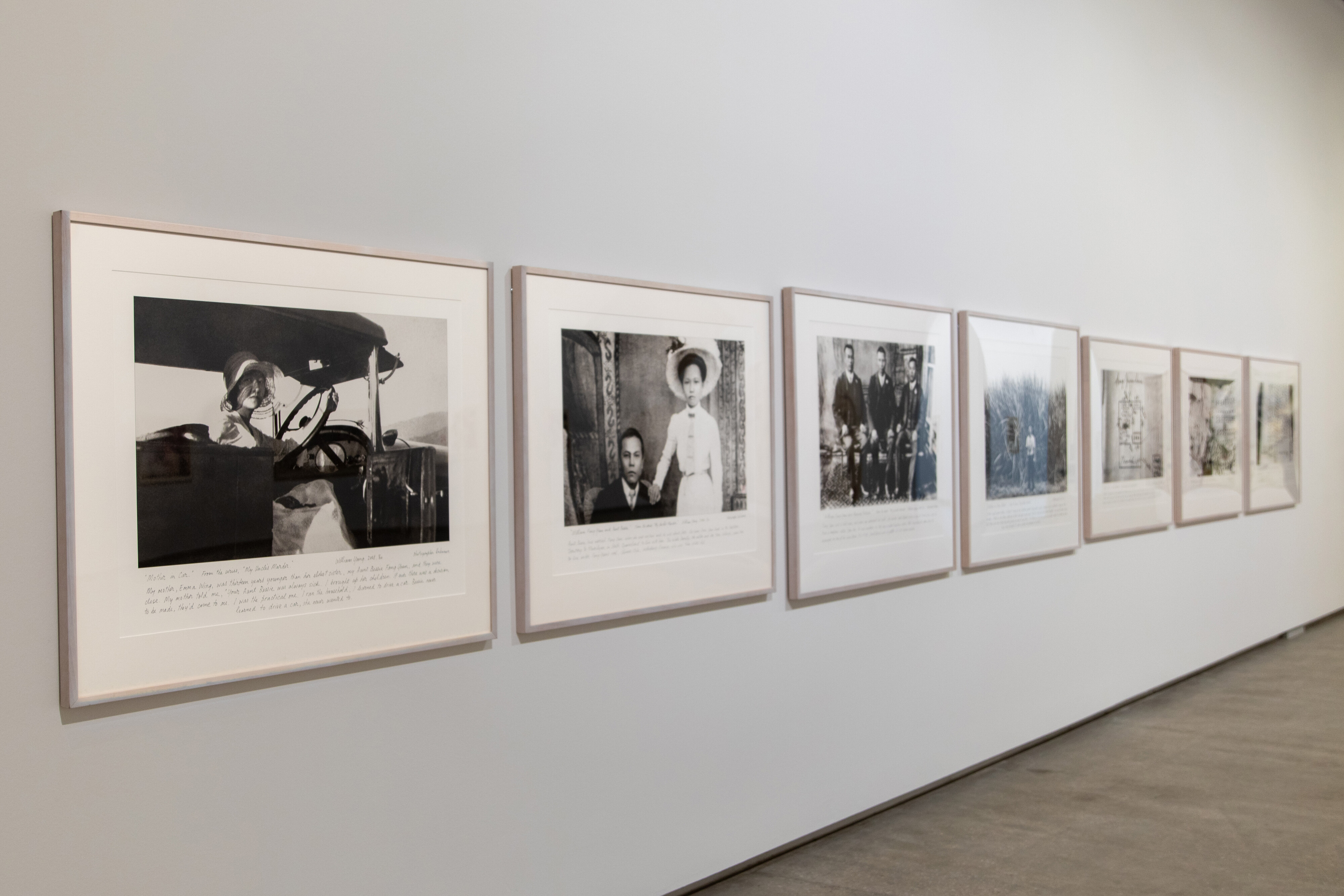 <p>Installation view of William Yang, <em>My Uncle’s Murder </em>series, 2003. Photo: Craate Creative for TarraWarra Museum of Art.</p>
