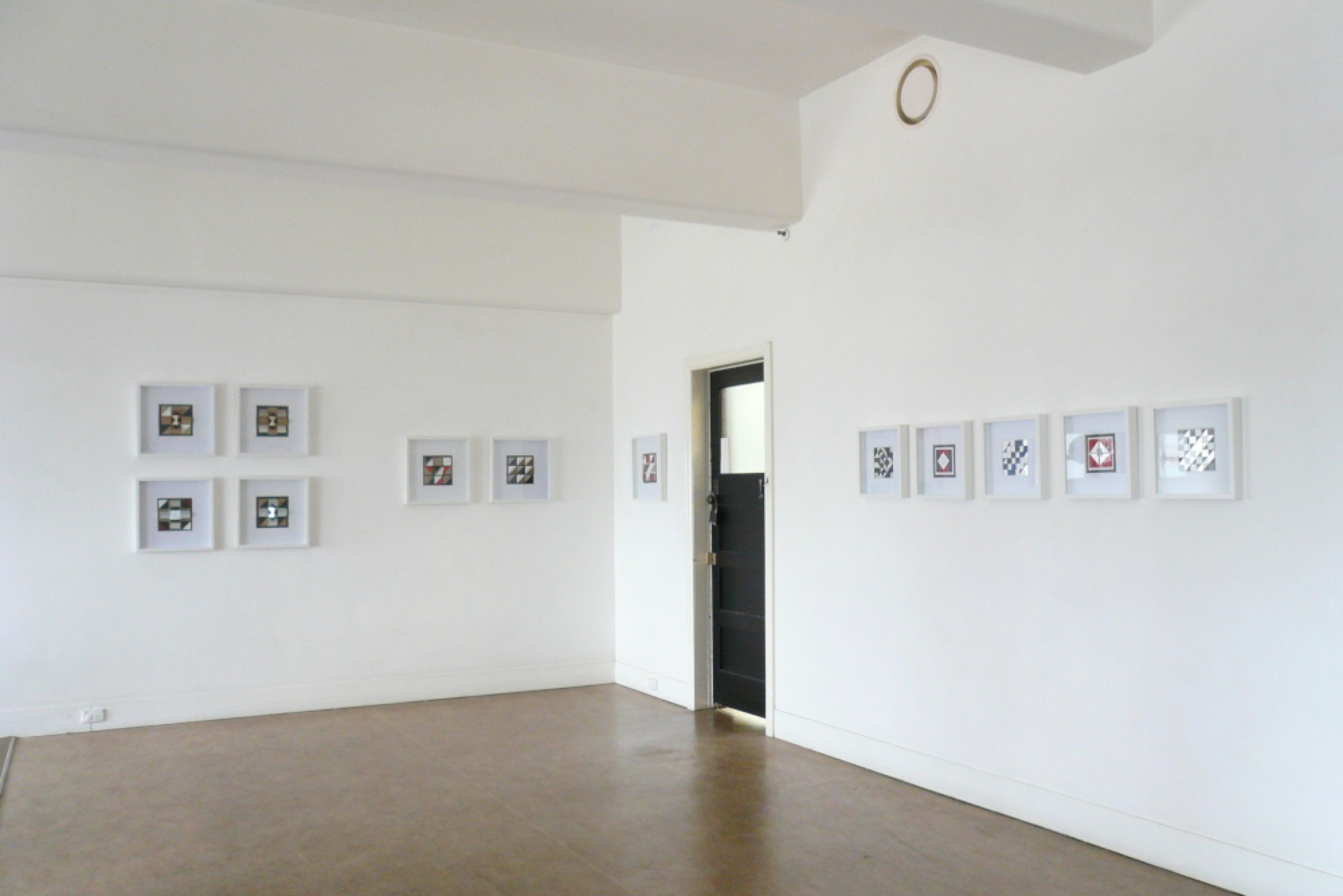 Isabel DAVIES, <em>Recent geometric constructions</em>, 2017 — 2019, installation view, Stephen McLaughlan Gallery © Isabel Davies. Courtesy Stephen McLaughlan Gallery.