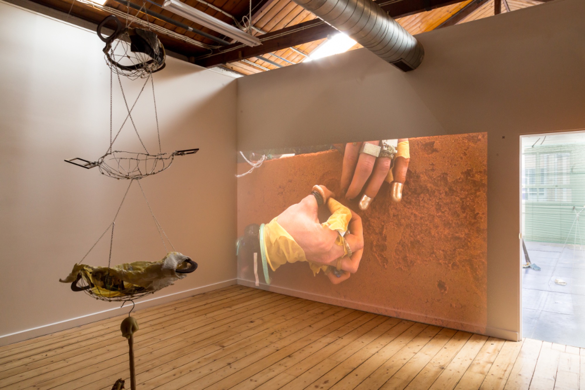 Isadora Vaughan, <em>Recalcitrant Bodies</em>, installation view. Photography: André Piguet.