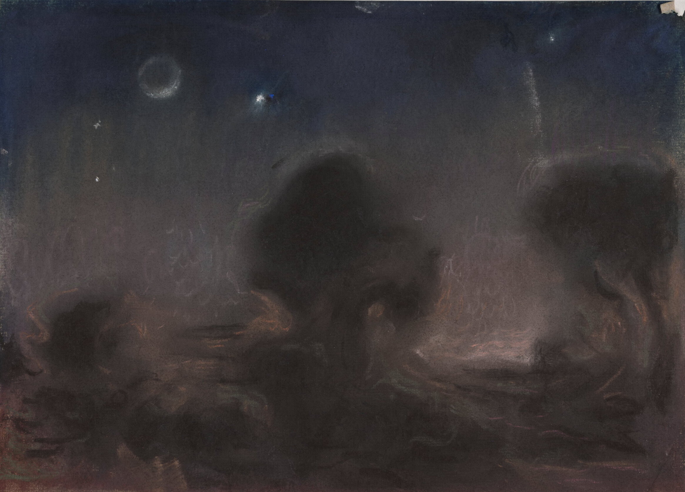 <p>Janet Dawson, <em>Morning Star</em>, 1993, pastel on paper, 24.3 x 34.1 cm. Collection of Storry Walton AM. © Janet Dawson.</p>