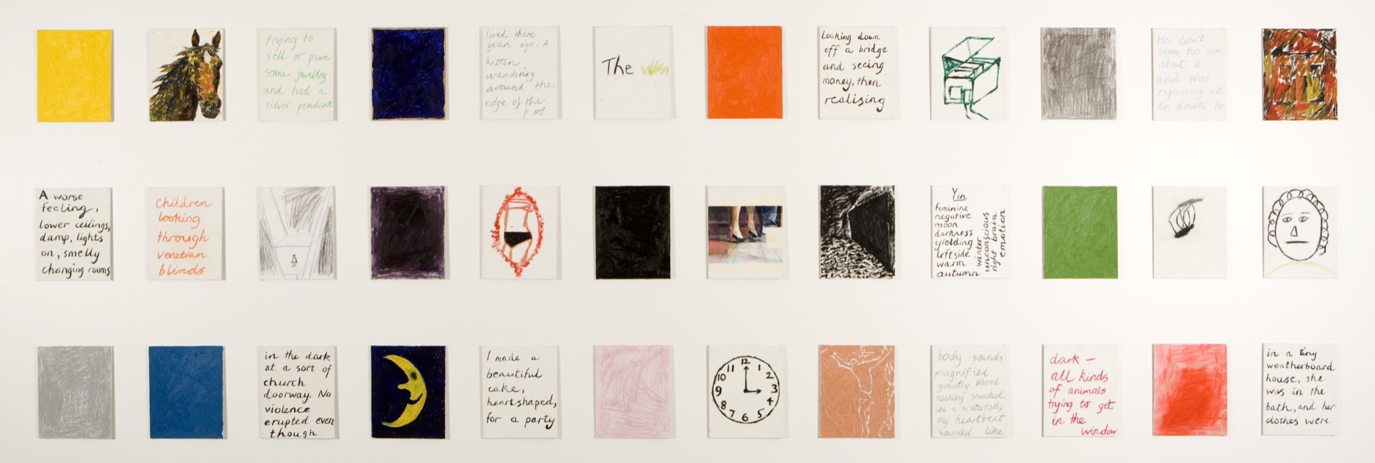 Jenny Watson, <em>Dream Palette</em>, 1981, oil, synthetic polymer paint, crayon, pastel, pencil, charcoal, JW Power Collection, University of Sydney, managed by Museum of Contemporary Art, purchased 1986. Image courtesy the artist and Museum of Contemporary Art Australia © the artist