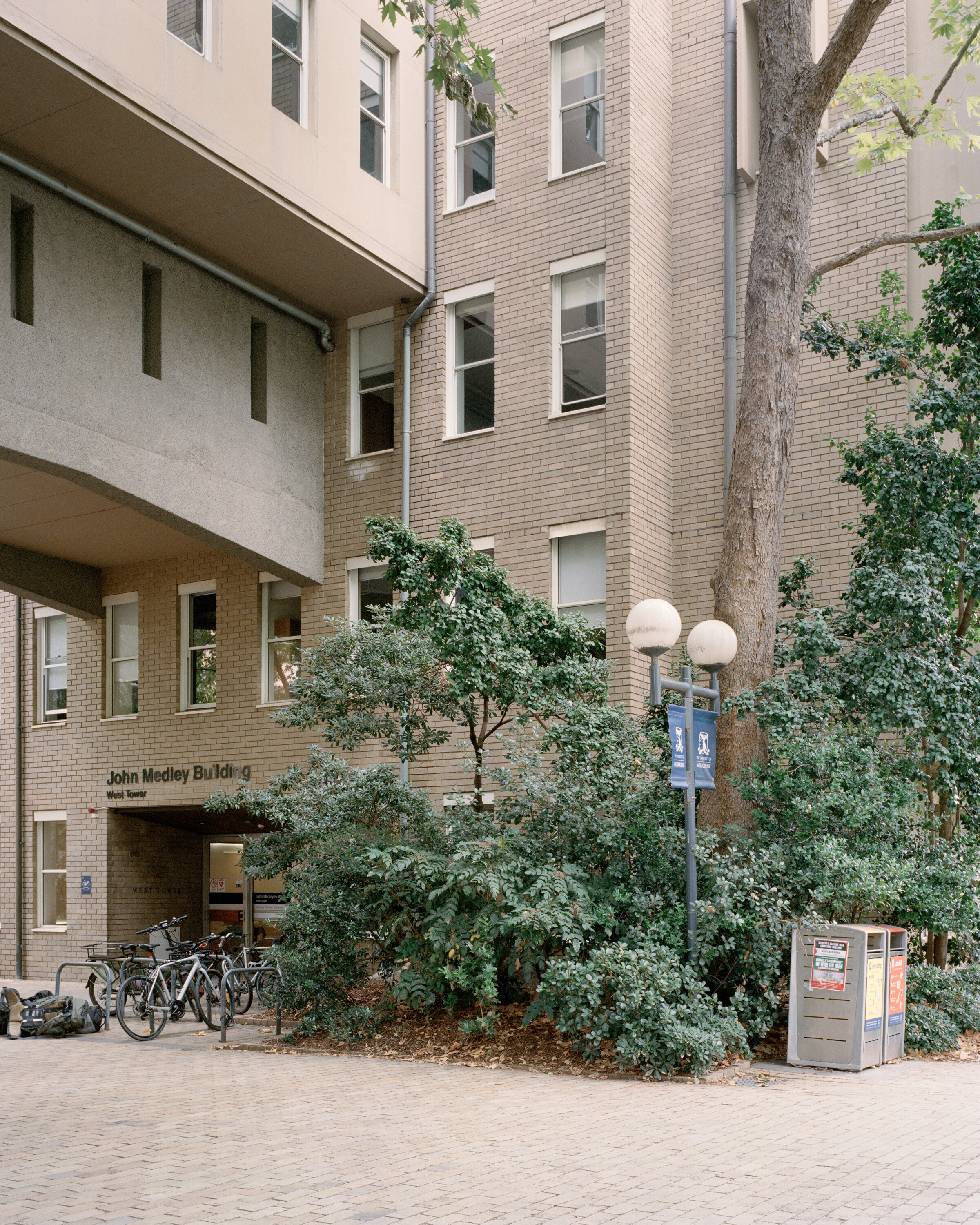 <p>West Tower main entrance. Photograph by Rory Gardiner with Colby Vexler.</p>