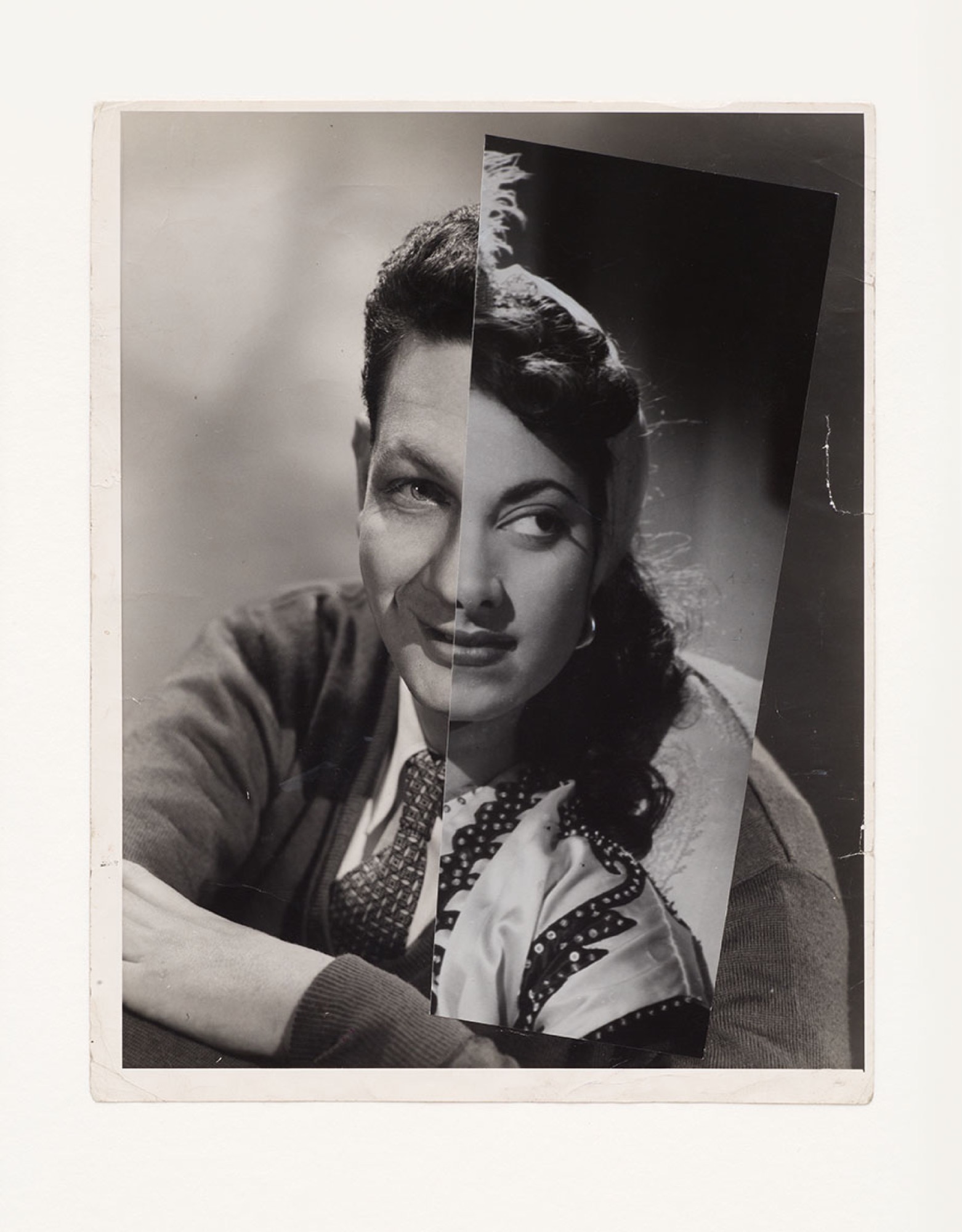John Stezaker, <em>Marriage CXIII</em>, 2012, Collage, 25.9 x 20.3 cm. Courtesy of The Approach, London.