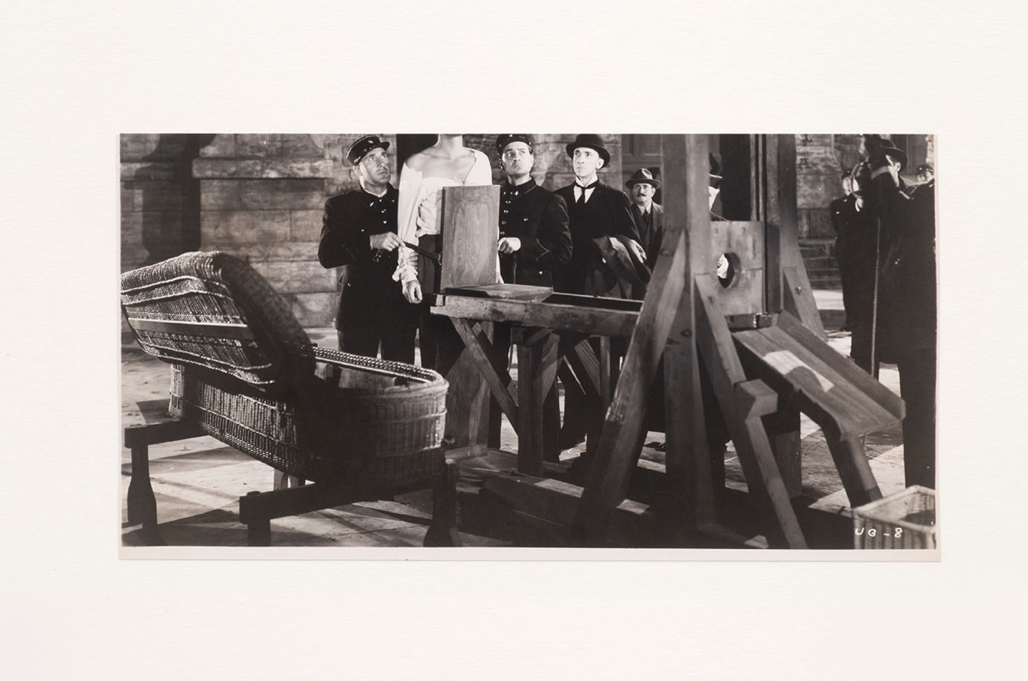 John Stezaker, <em>Camera (Assisted Readymade)</em>, 2015, altered found image, 12.4 x 24.8 cm. Courtesy of The Approach, London.