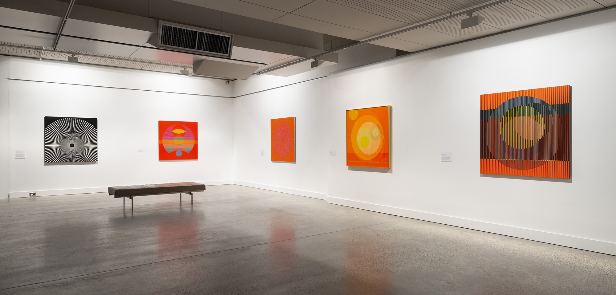 <em>Solid Light: Josef</em> <em>Stanislaw Ostoja-Kotkowski</em>, installation view, McClelland Sculpture Park+Gallery, Langwarrin, 2019. Photo: Christian Capurro.