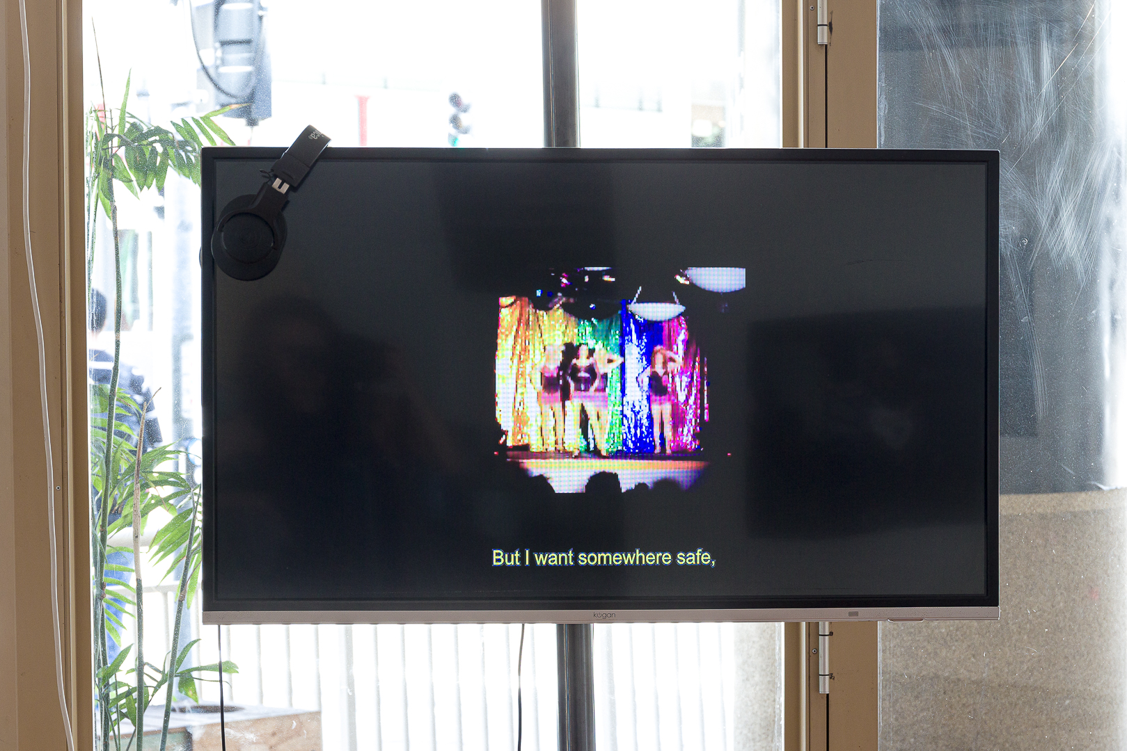 Installation view of Jus Diddit: A Community Archive Unfurling, 2024. Photo courtesy of Pari.