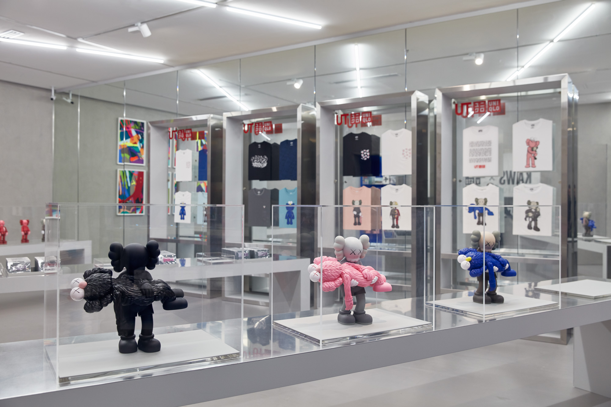 Installation view of NGV Design Store Pop-up for <em>KAWS: Companionship in the Age of Loneliness</em> at NGV International, Melbourne 20 September 2019 – 13 April 2020. Photo © Tom Ross