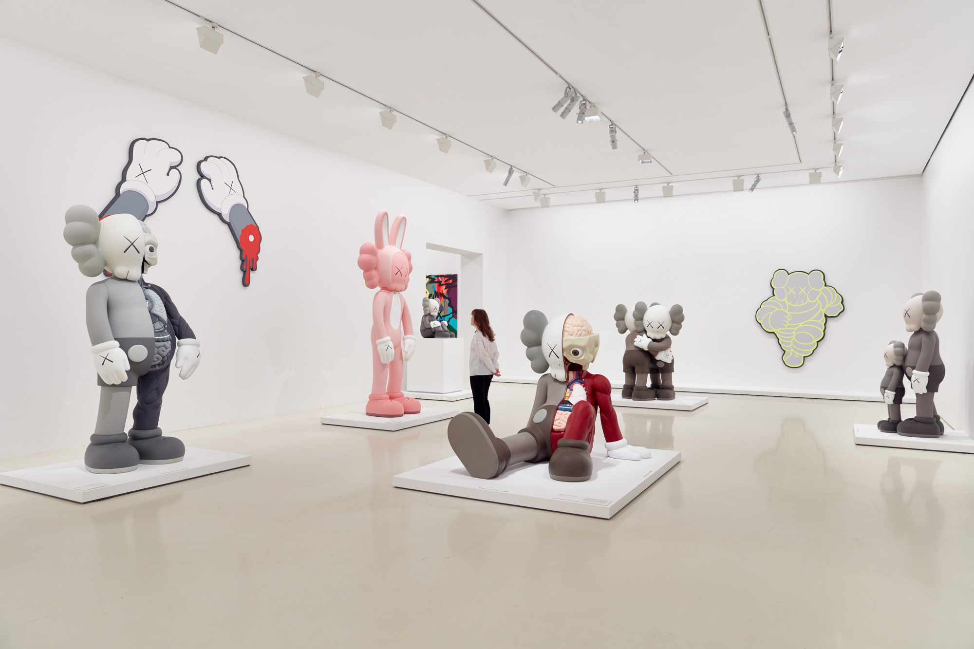 Installation view of <em>KAWS: Companionship in the Age of Loneliness</em> at NGV International, Melbourne 20 September 2019 – 13 April 2020. Photo © Tom Ross