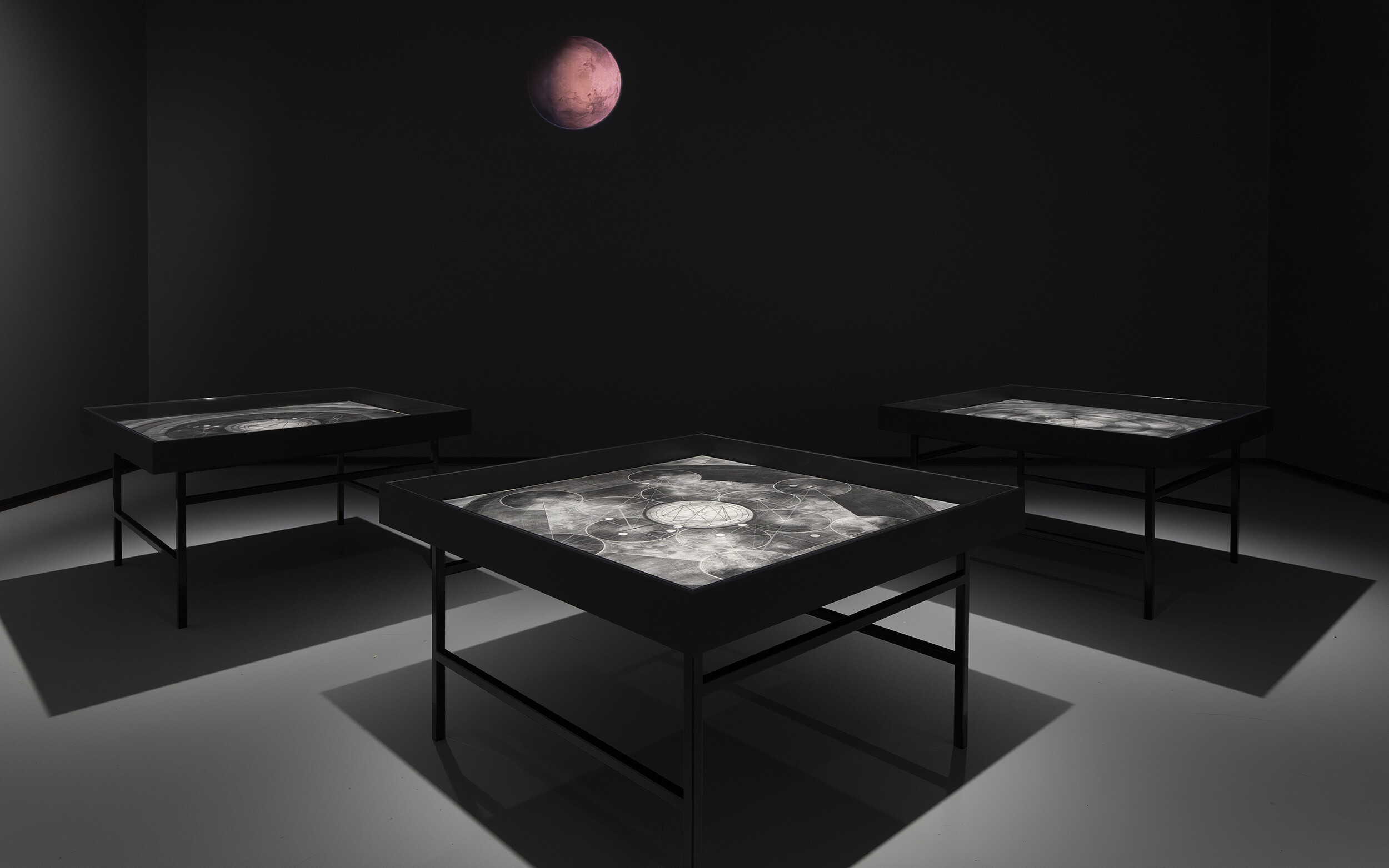 <p><strong>Yin-Ju Chen</strong>, <em>Liquidation Maps</em> 2014. Collection of Katy Hsiu Chih Chien, Taipei, Taiwan. Installation view, <em>Knowing Otherwise</em>, Monash University Museum of Art, Naarm/Melbourne, 2026. Photo: Christian Capurro.</p>