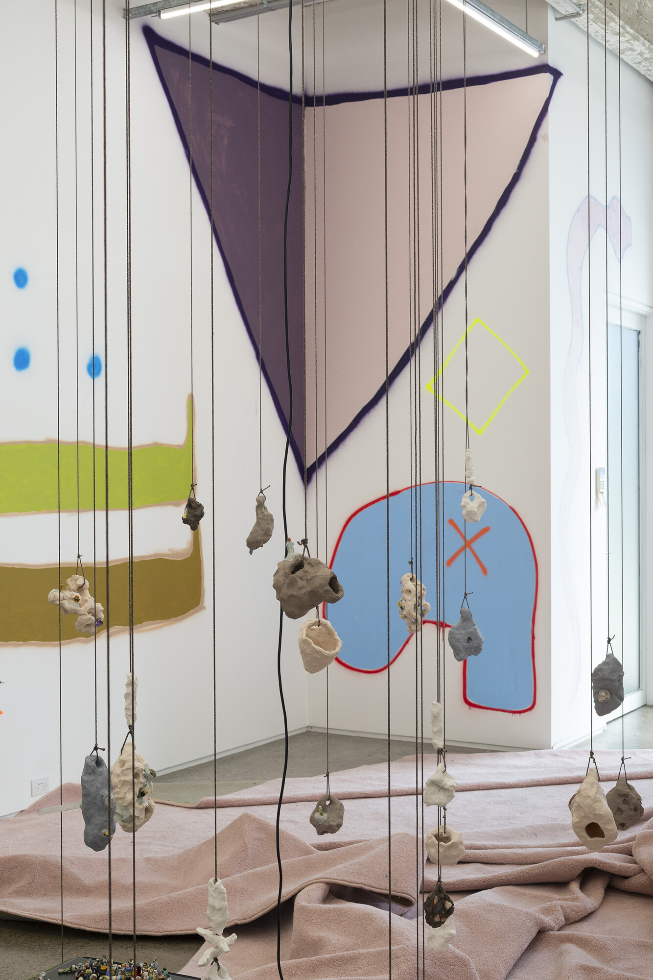 Mikala Dwyer & Paul Yore, Glasshouse/Stonehouse 2023: <em>LA SALLE DES TAUREAUX</em>, presented at Gertrude Glasshouse, 2024. Courtesy of the artists and representing galleries: 1301SW, Naarm Melbourne; Roslyn Oxley9 Gallery, Eora Sydney; STATION, Naarm Melbourne and Eora Sydney; and Hugo Mitchell Gallery, Tarndanya Adelaide. Photo: Christian Capurro