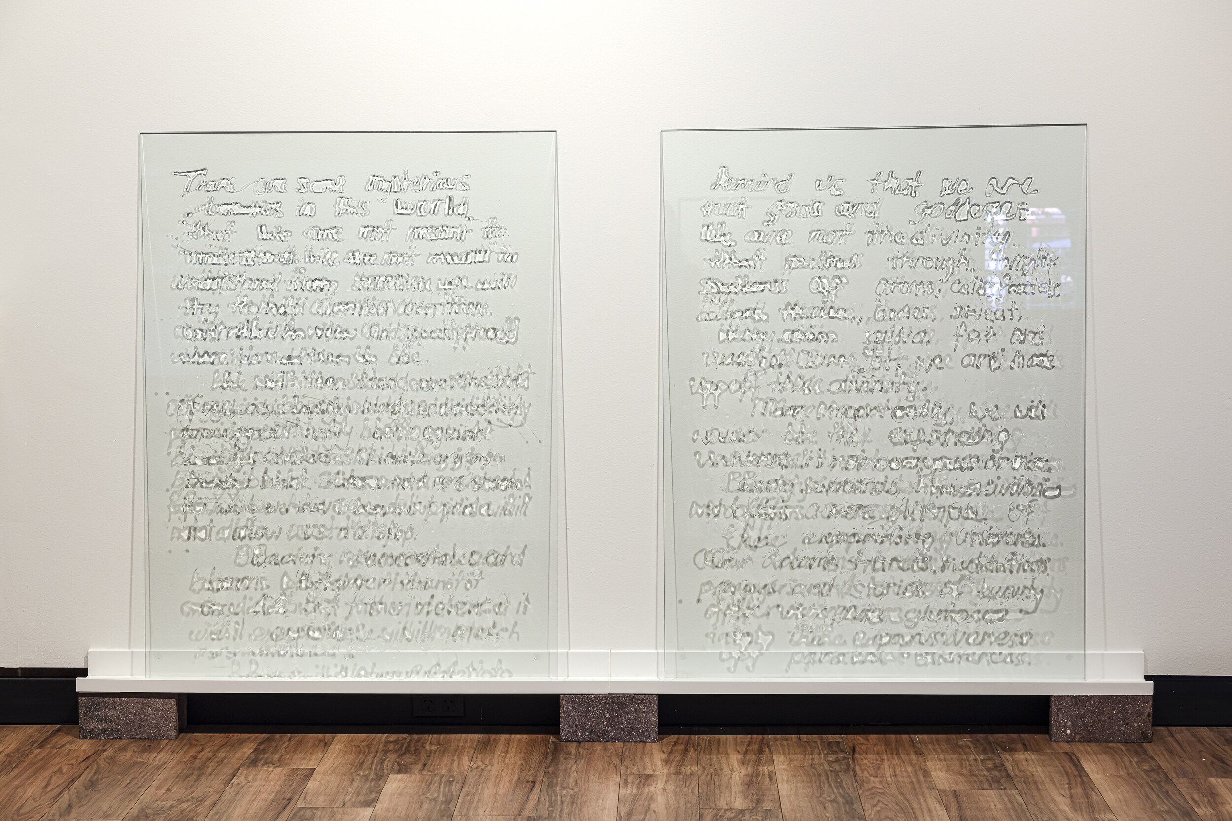 <p>Audrey Newton, <em>The Shape of Words</em>, 2024. Photo: Document Photography</p>