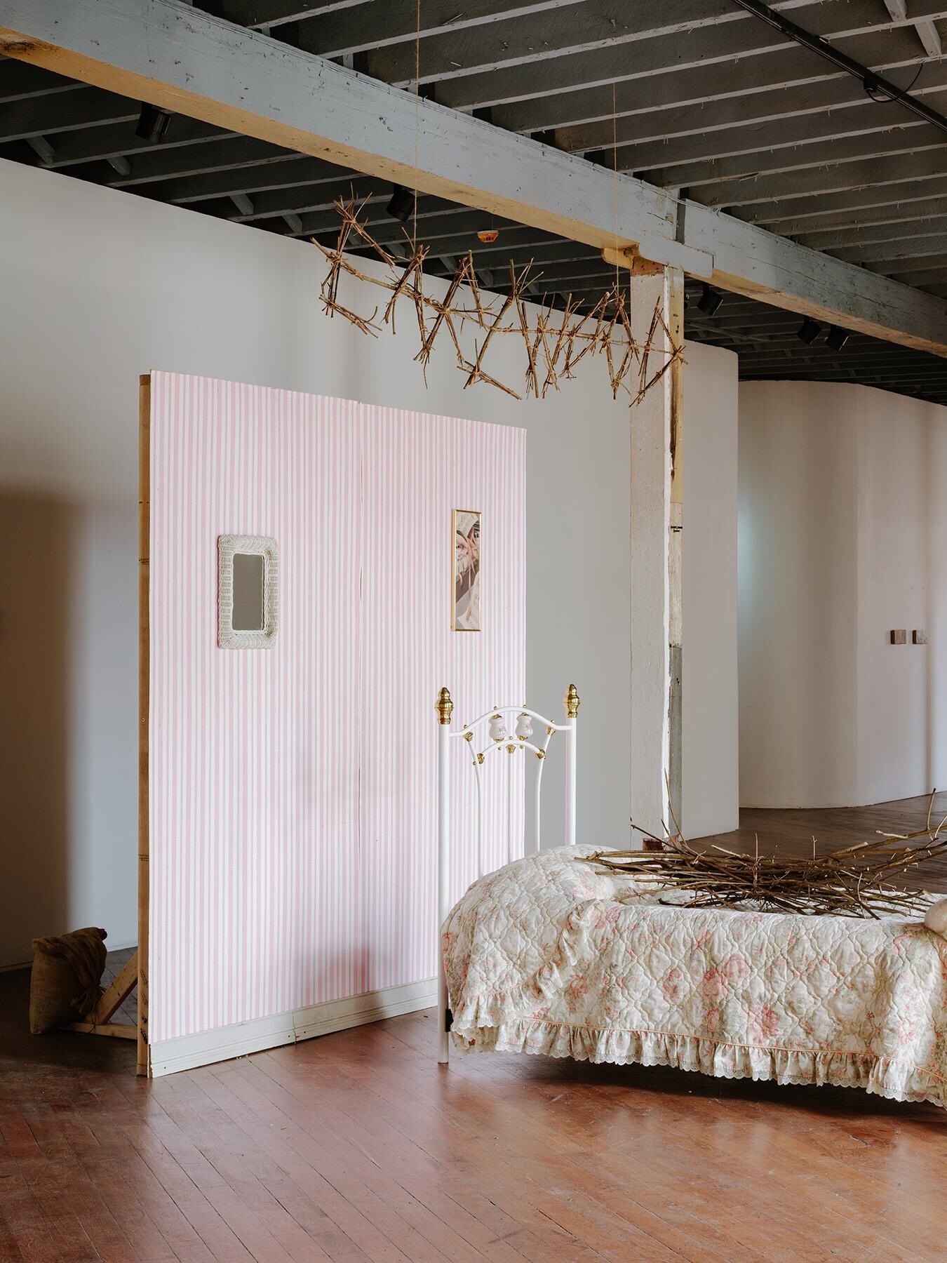 <p>Installation view of Bridget Stehli, <em>Lantana</em>, 2025. Nasha Gallery. Photo: Hamish McIntosh.</p>