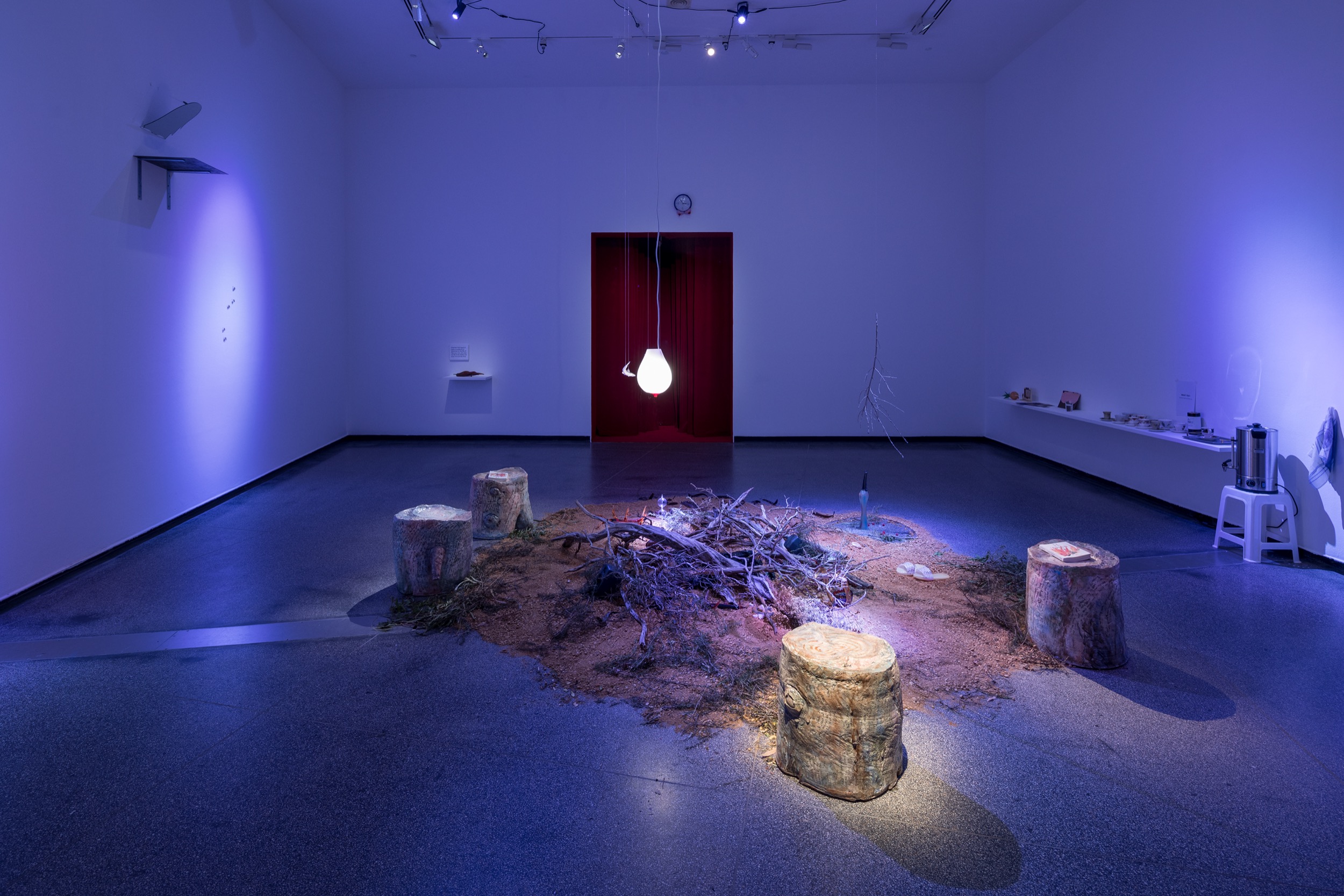 Laure Prouvost, Gathering Ho Ma, The glaneuse, 2023, installation view, Australian Centre for Contemporary Art, Melbourne. Courtesy the artist, and Galerie Nathalie Obadia, Paris and Brussels; carlier | gebauer, Berlin and Madrid; Lisson Gallery, London, New York and Shanghai. Photo: Andrew Curtis