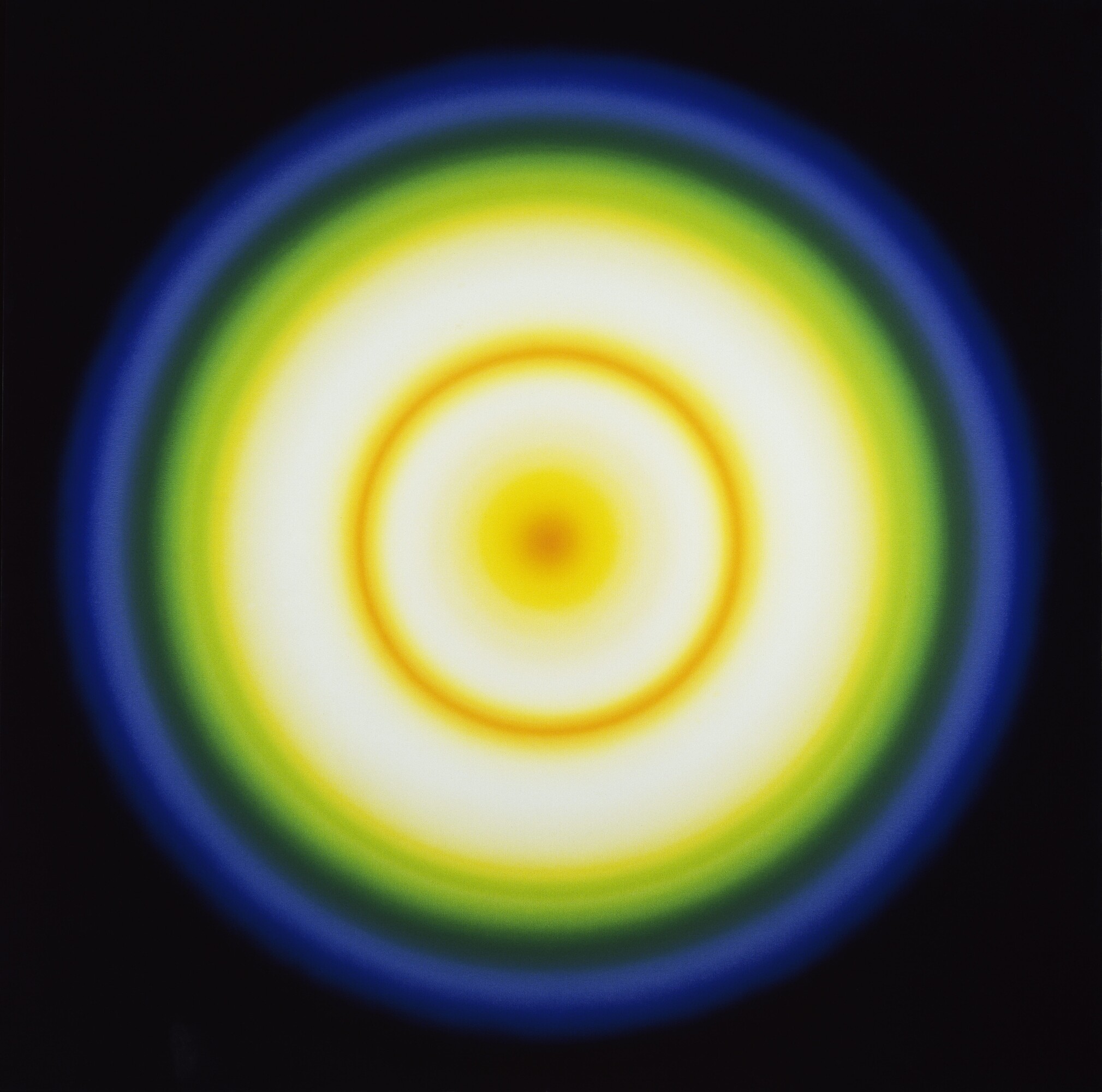 Peter Sedgley, <em>Colour Cycle III</em>, 1970, acrylic on canvas, 1841 × 1829 mm. © Peter Sedgley. Photo/ Tate.