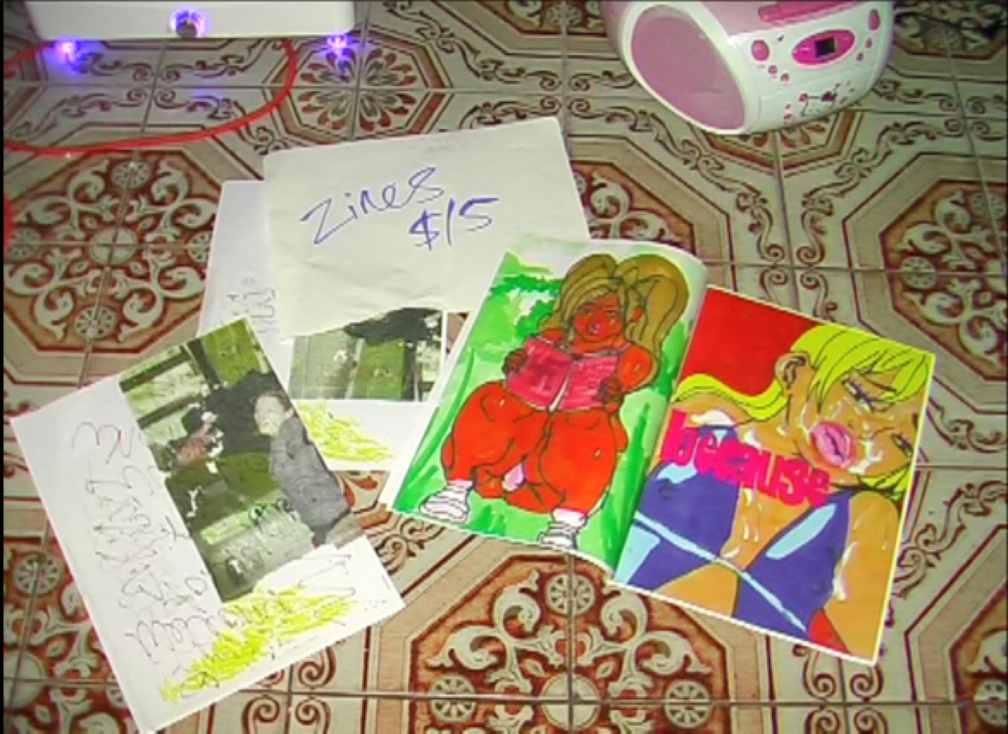 Ornament Zine, inkjet print paper, 2018 ( at <em>The Wish Academy</em>)